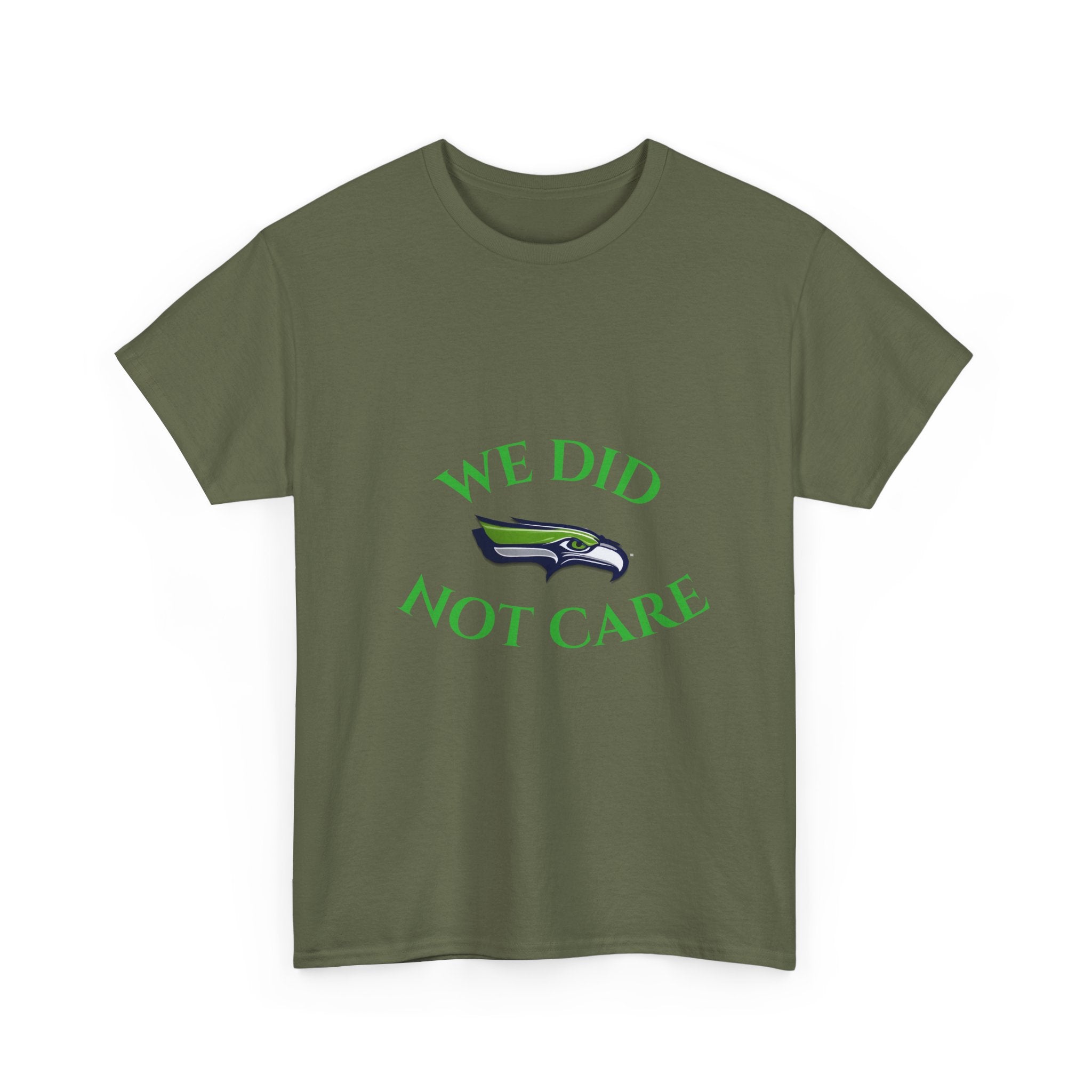T-Shirt — "We Don't Care" Seahawks-Inspired Fan Tee