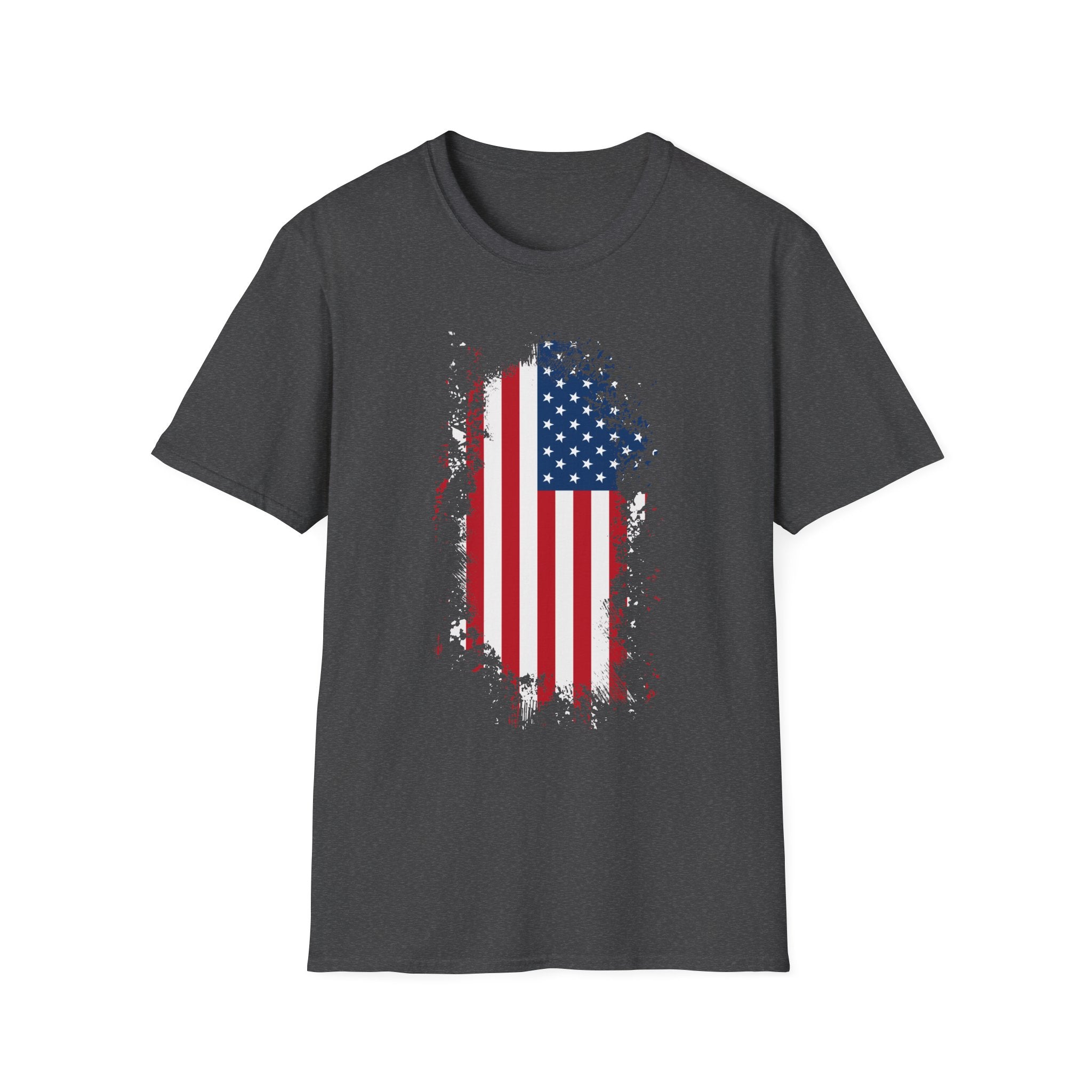 Distressed American Flag T-Shirt — Patriotic USA Tee for 4th of July