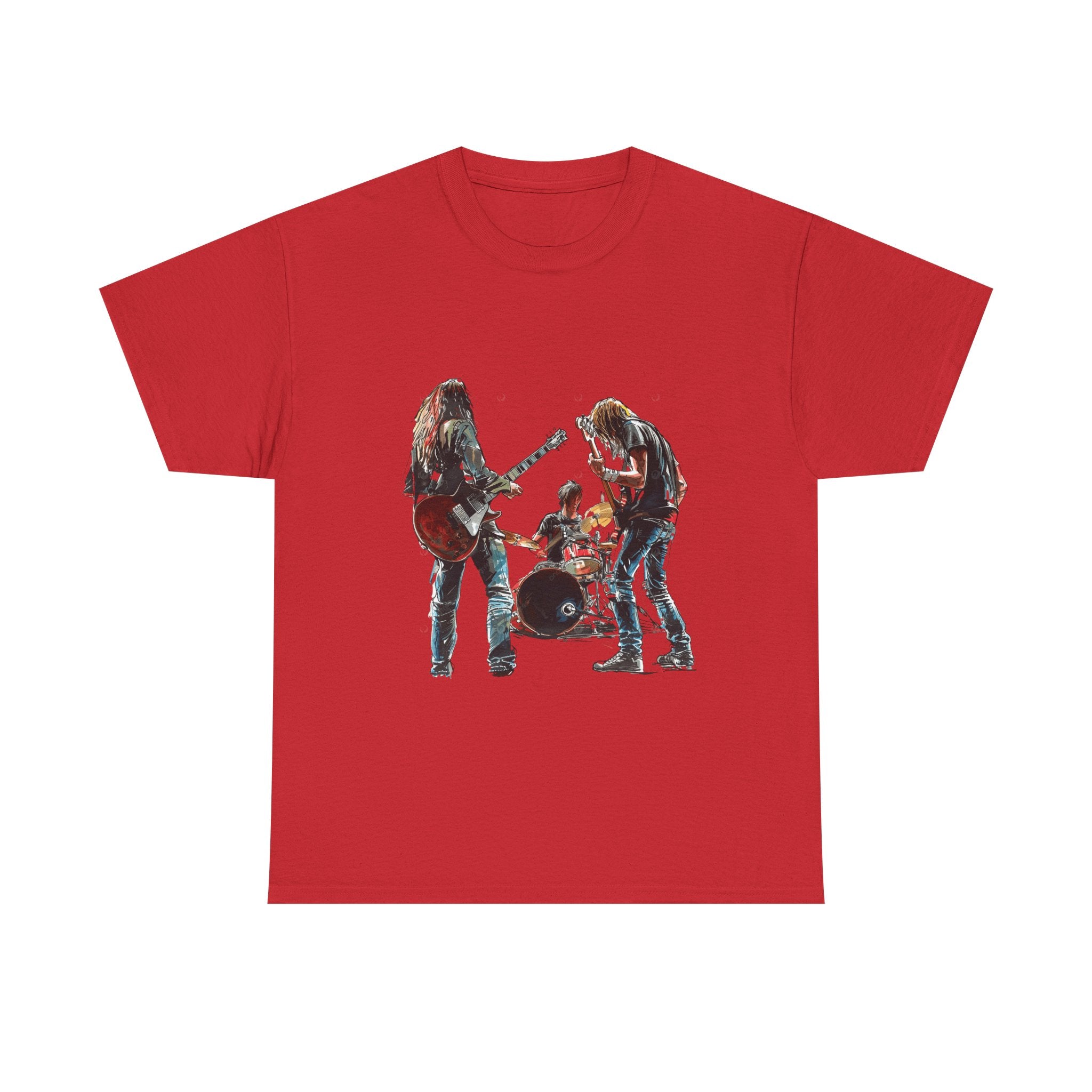 Band Silhouette T‑Shirt — Vintage Rock Band Graphic Tee