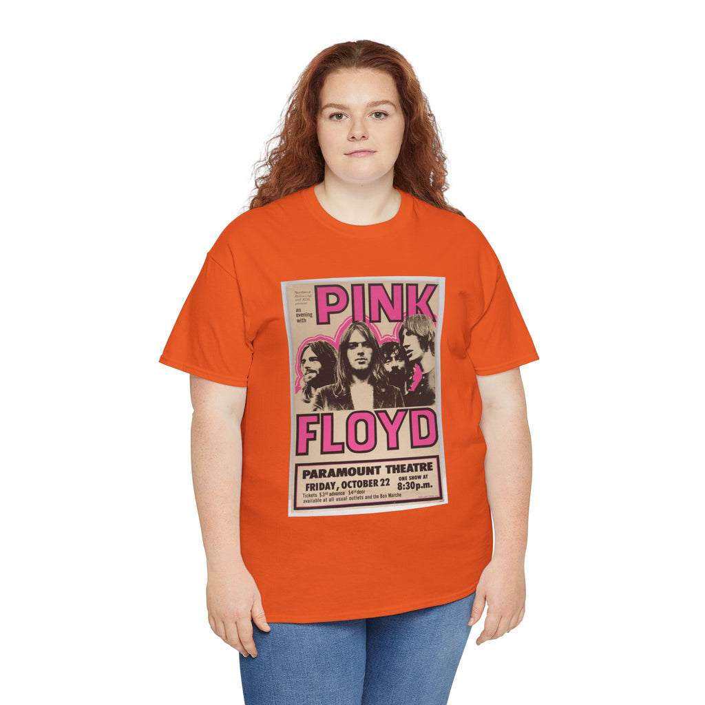 Pink Floyd Vintage Concert Tee — Paramount Theatre Poster Graphic T-Shirt