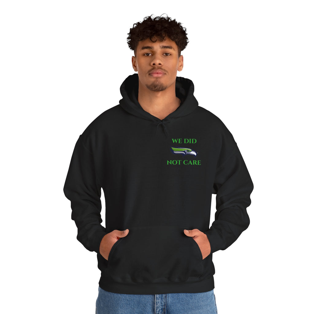 Seahawks 'We Don't Care' Hoodie – Fan Logo Pullover