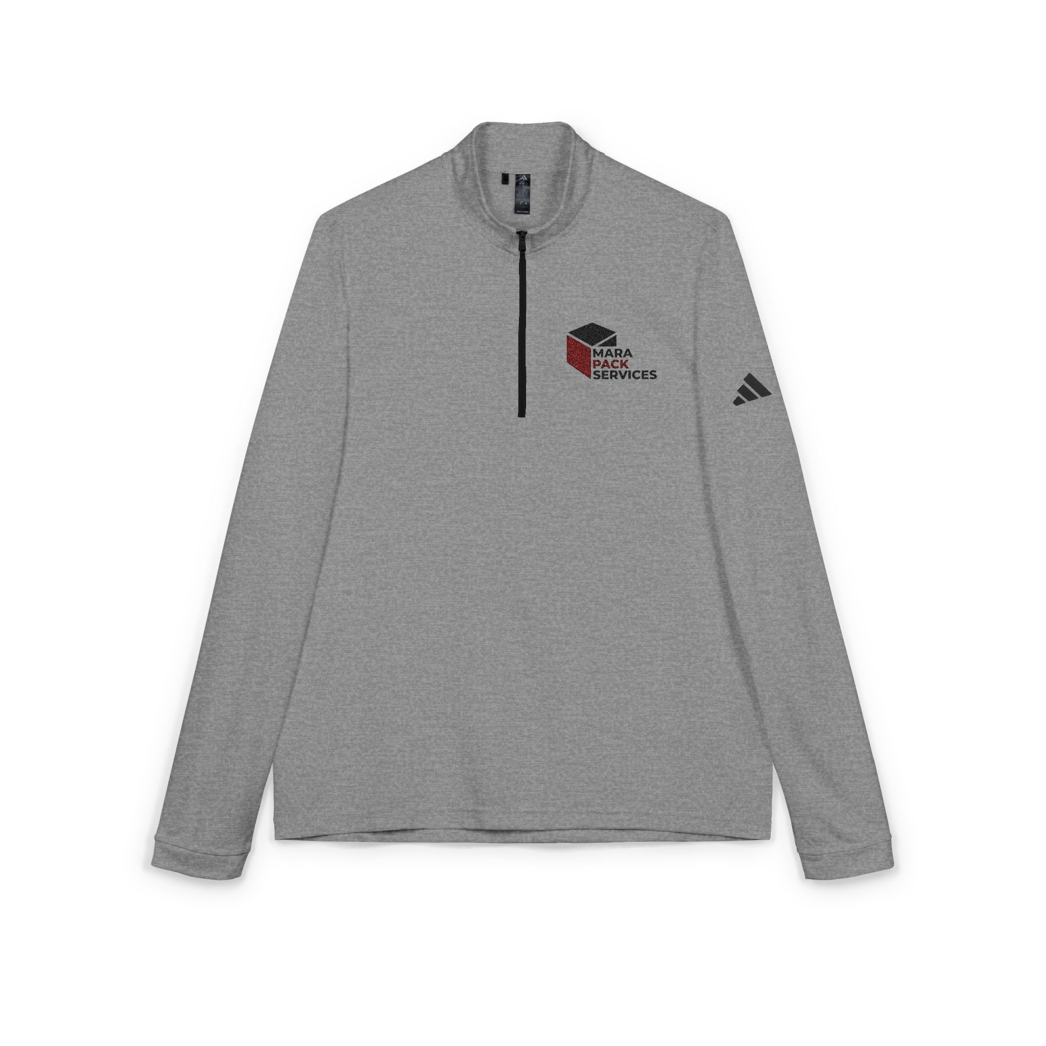 Embroidered Quarter-Zip Pullover — Performance adidas® Lightweight Pullover