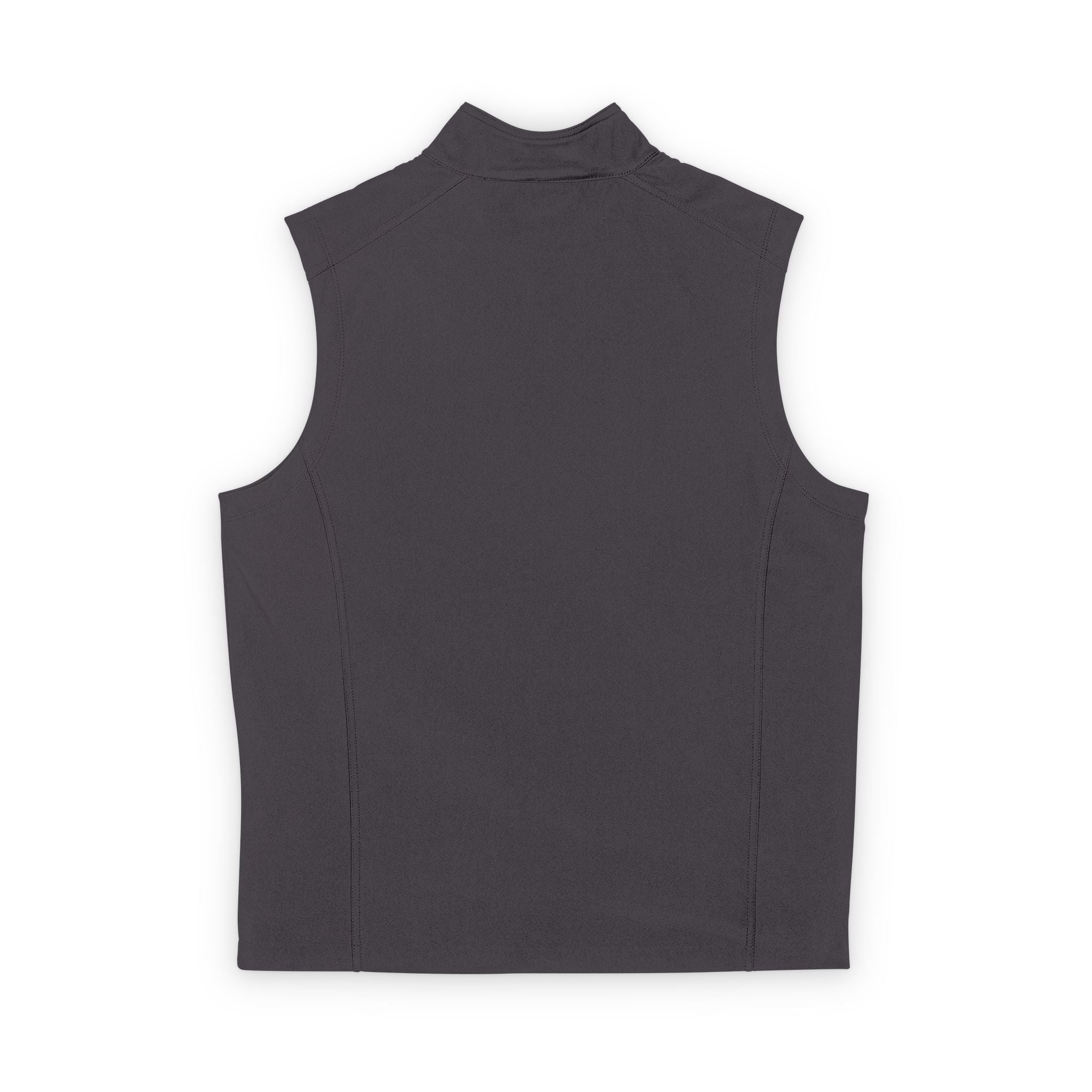Men's Soft Shell Vest – Subtle Red Rose Emblem, Weather-Resistant Performance