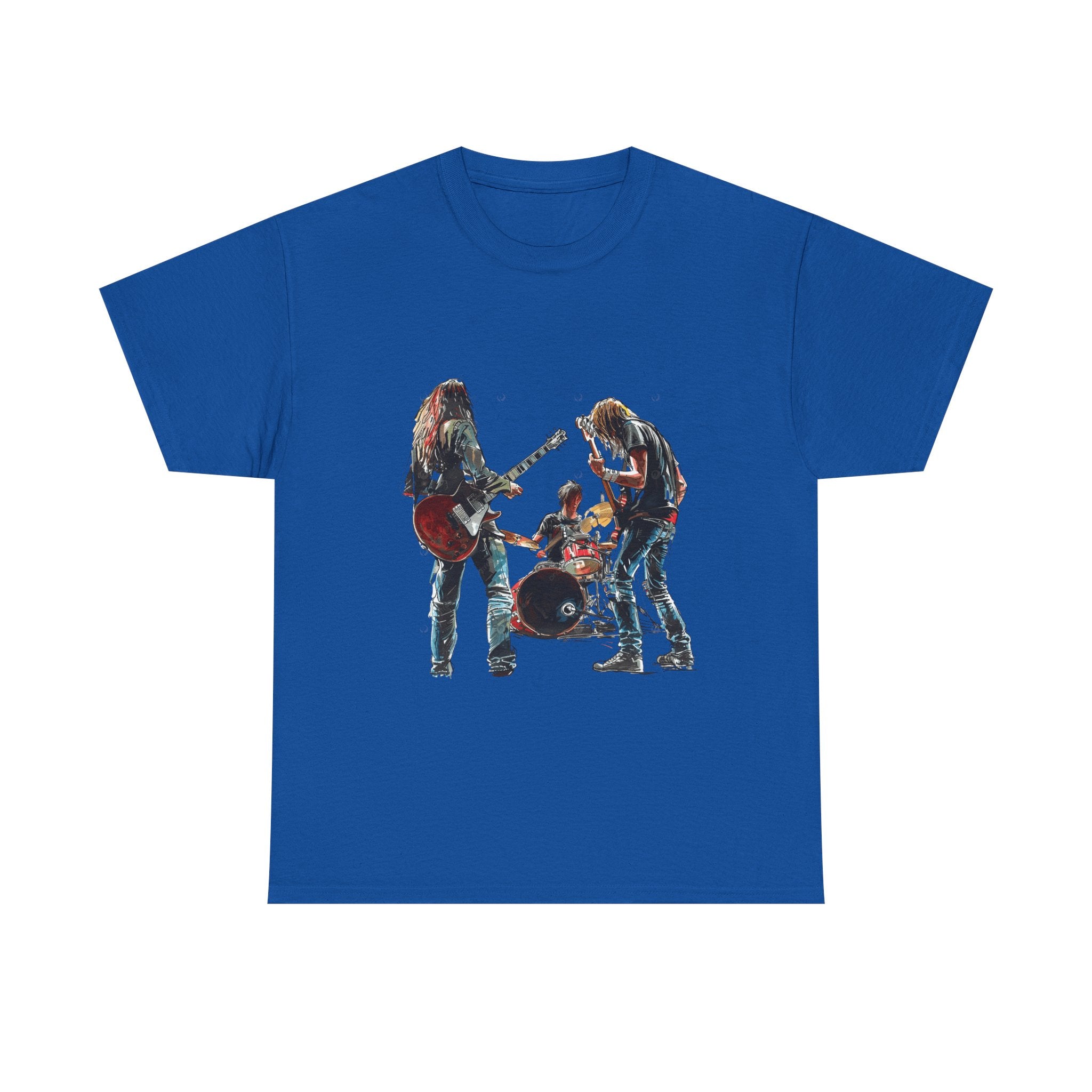 Band Silhouette T‑Shirt — Vintage Rock Band Graphic Tee