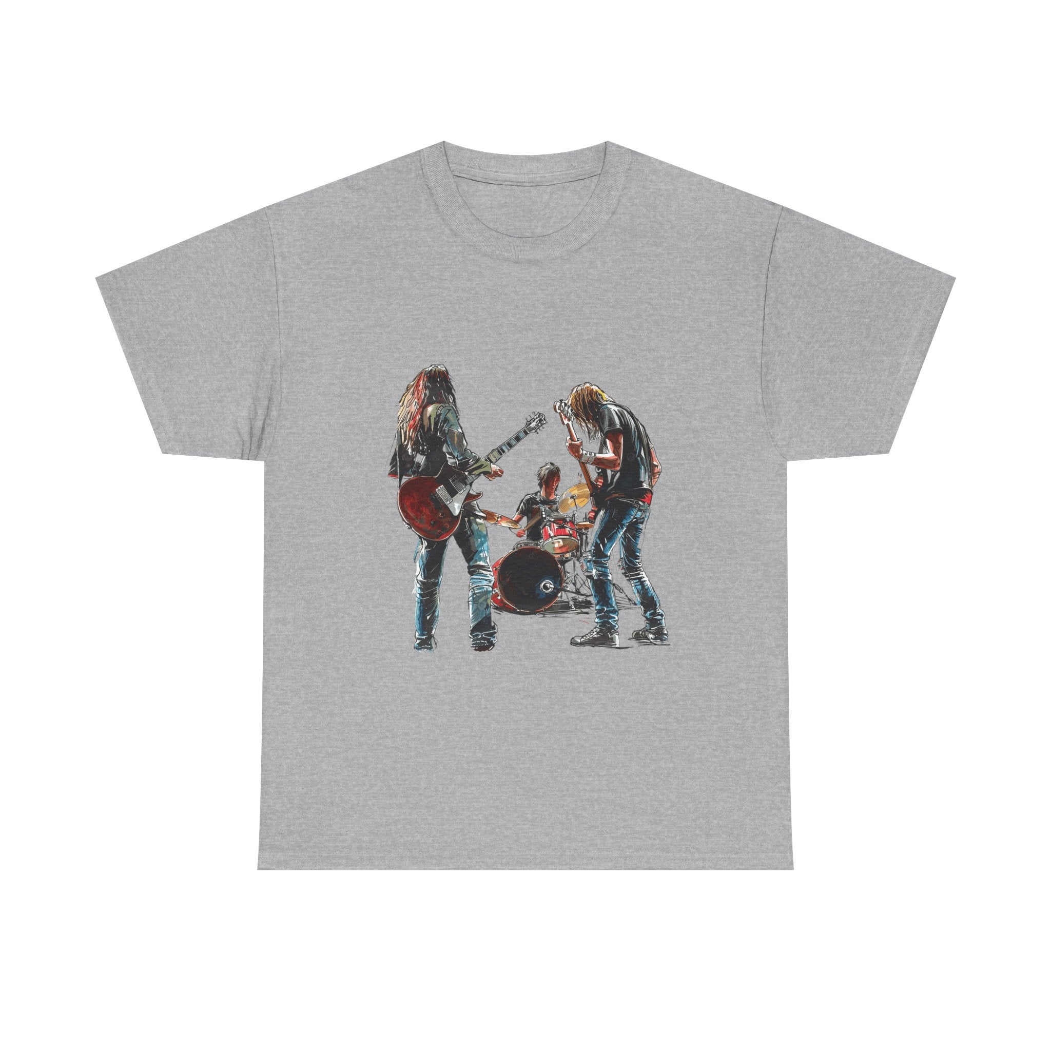 Band Silhouette T‑Shirt — Vintage Rock Band Graphic Tee