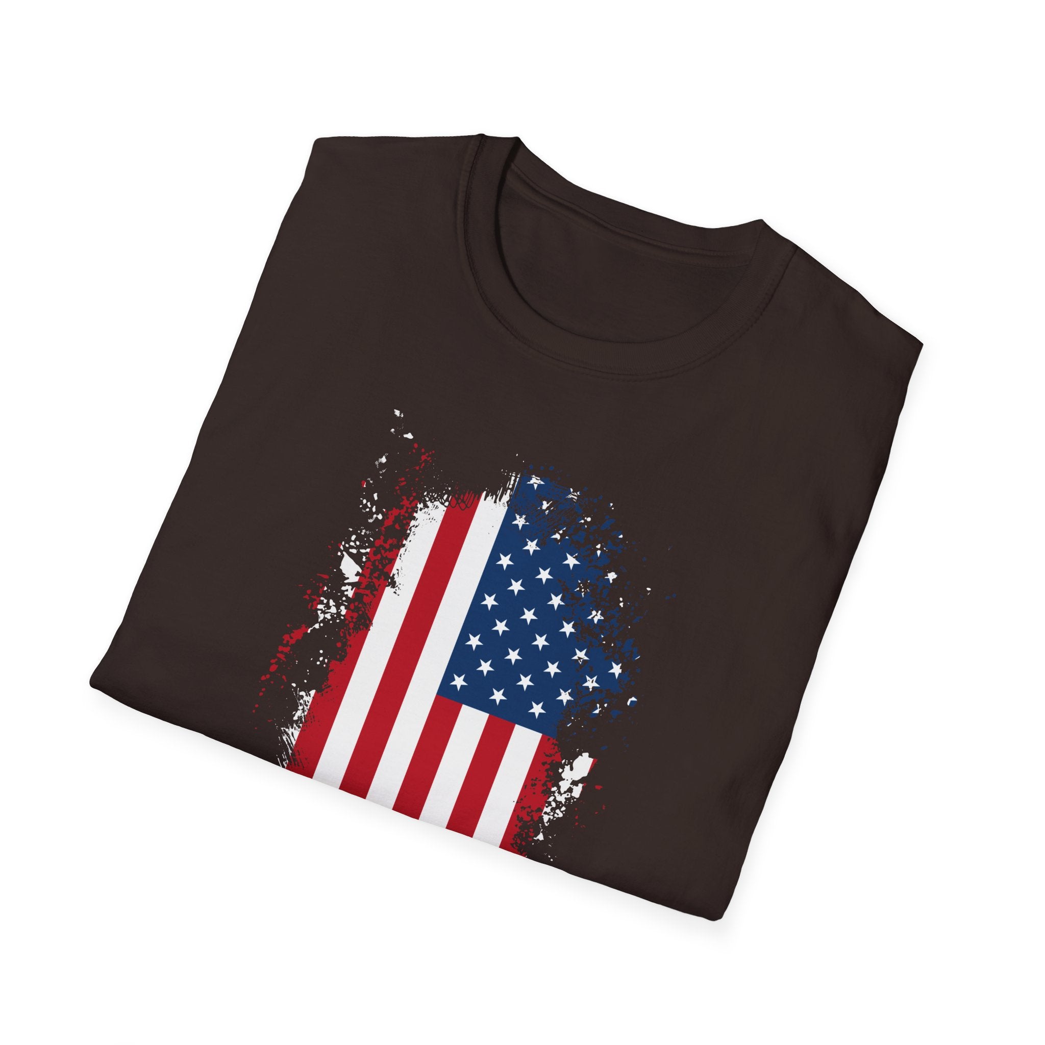 Distressed American Flag T-Shirt — Patriotic USA Tee for 4th of July
