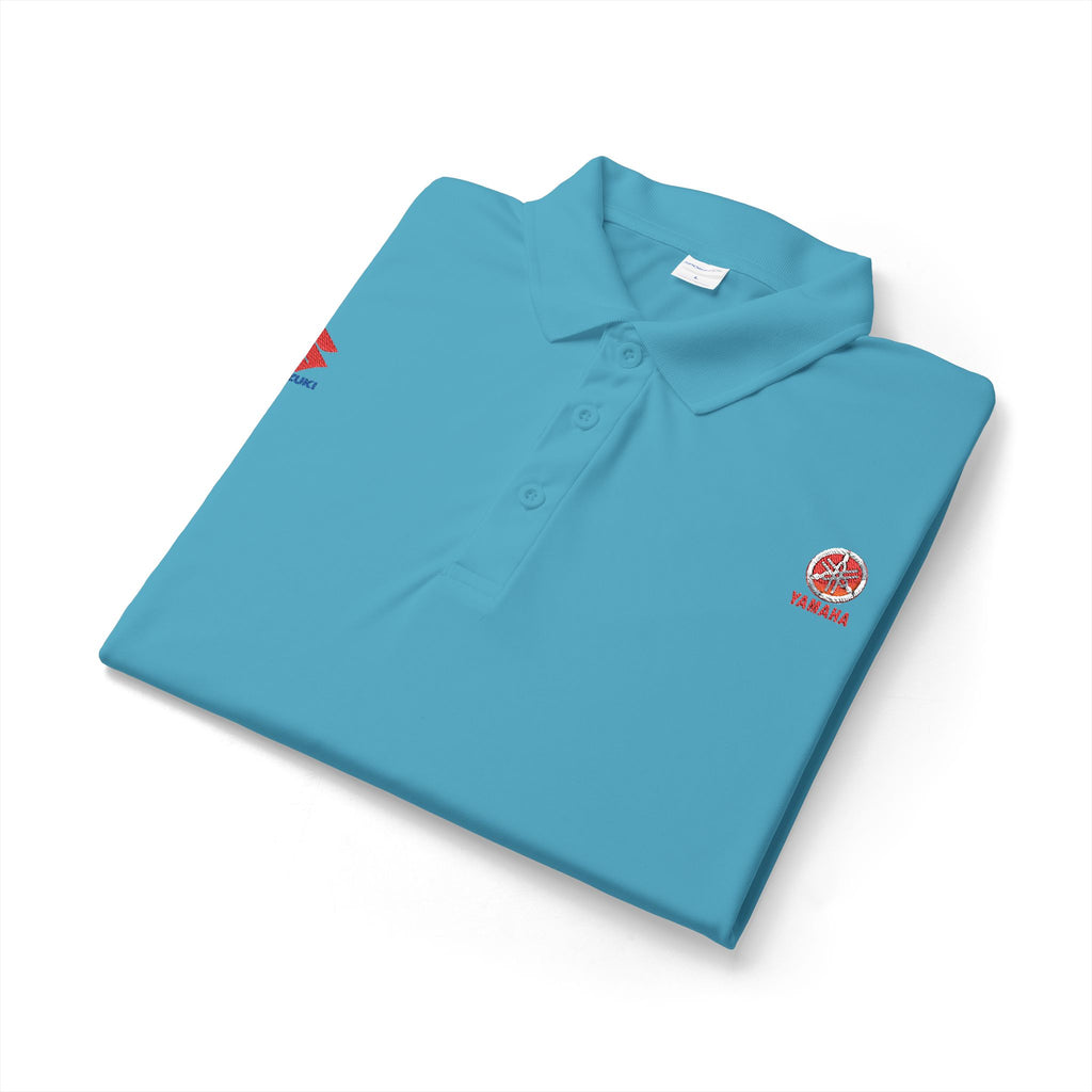 White Embroidered Polo Shirt — Canada Maple Crest & Logo