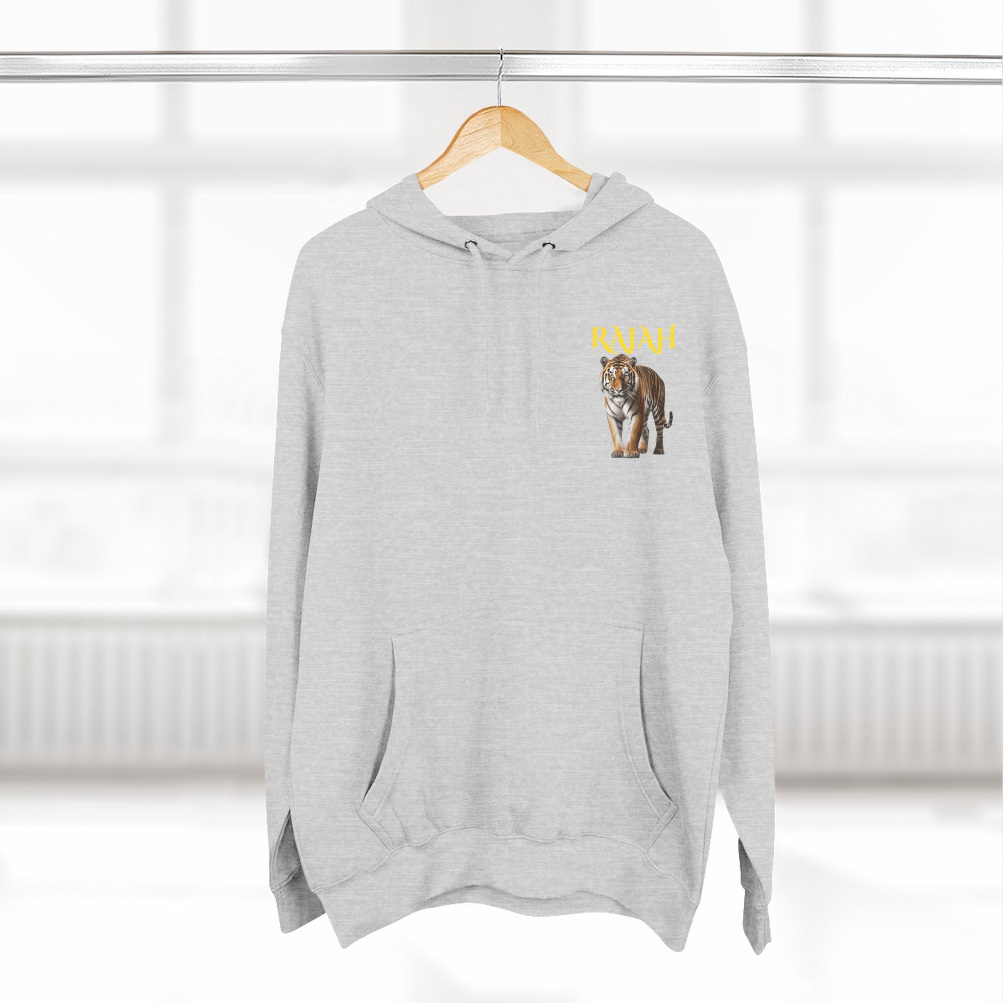 Three-Panel Fleece Hoodie