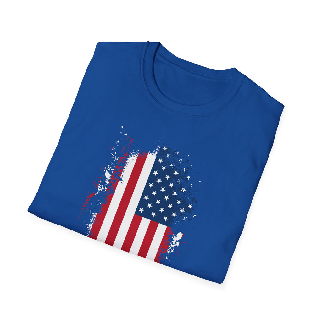 Distressed American Flag T-Shirt — Patriotic USA Tee for 4th of July