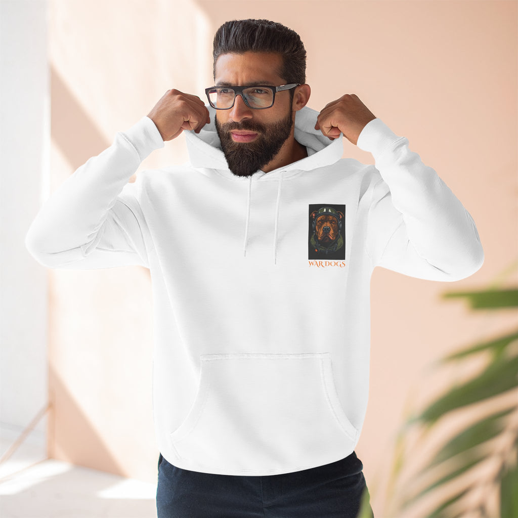 Three-Panel Fleece Hoodie