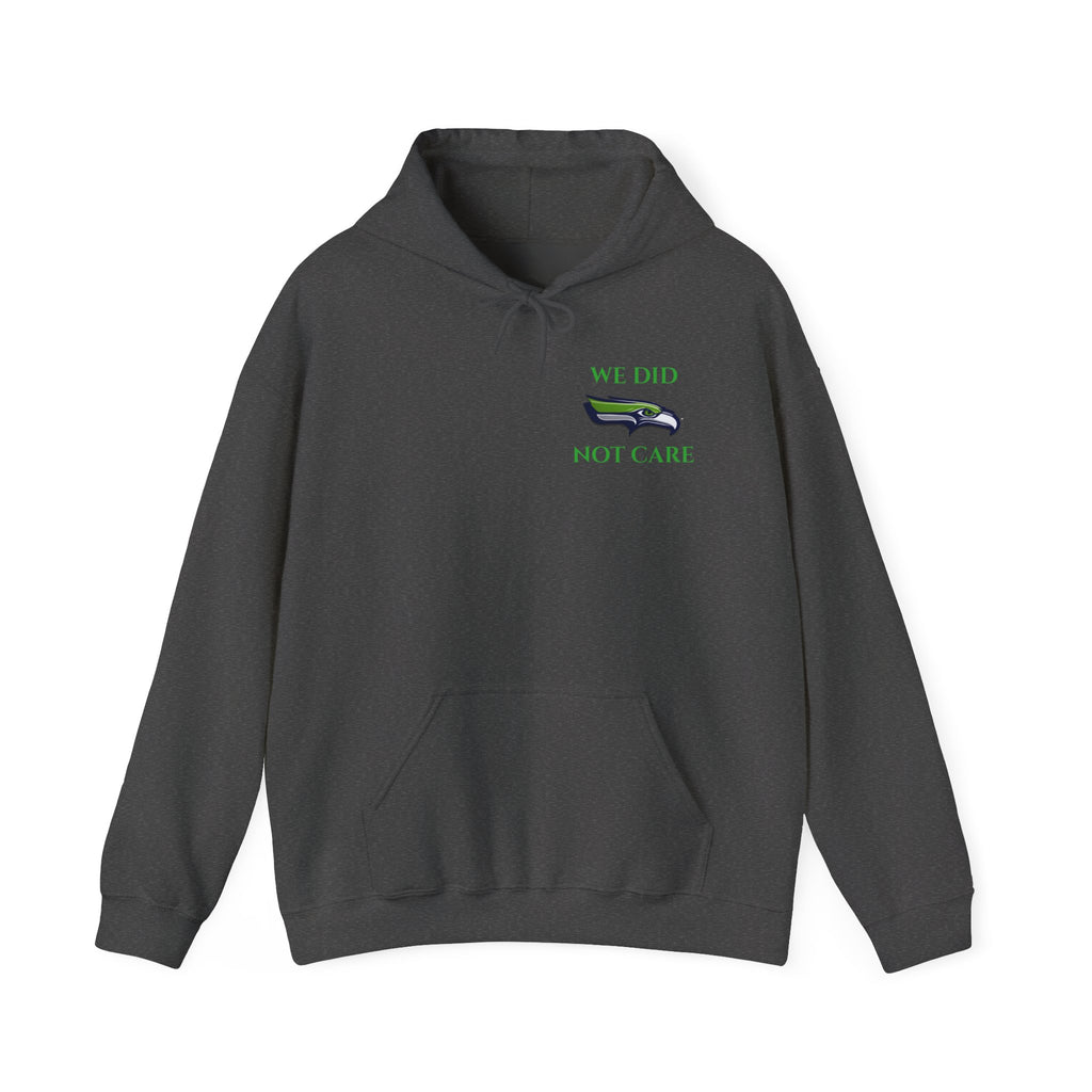 Seahawks 'We Don't Care' Hoodie – Fan Logo Pullover