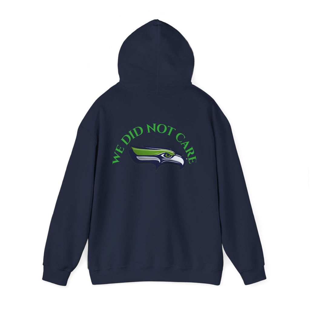 Seahawks 'We Don't Care' Hoodie – Fan Logo Pullover