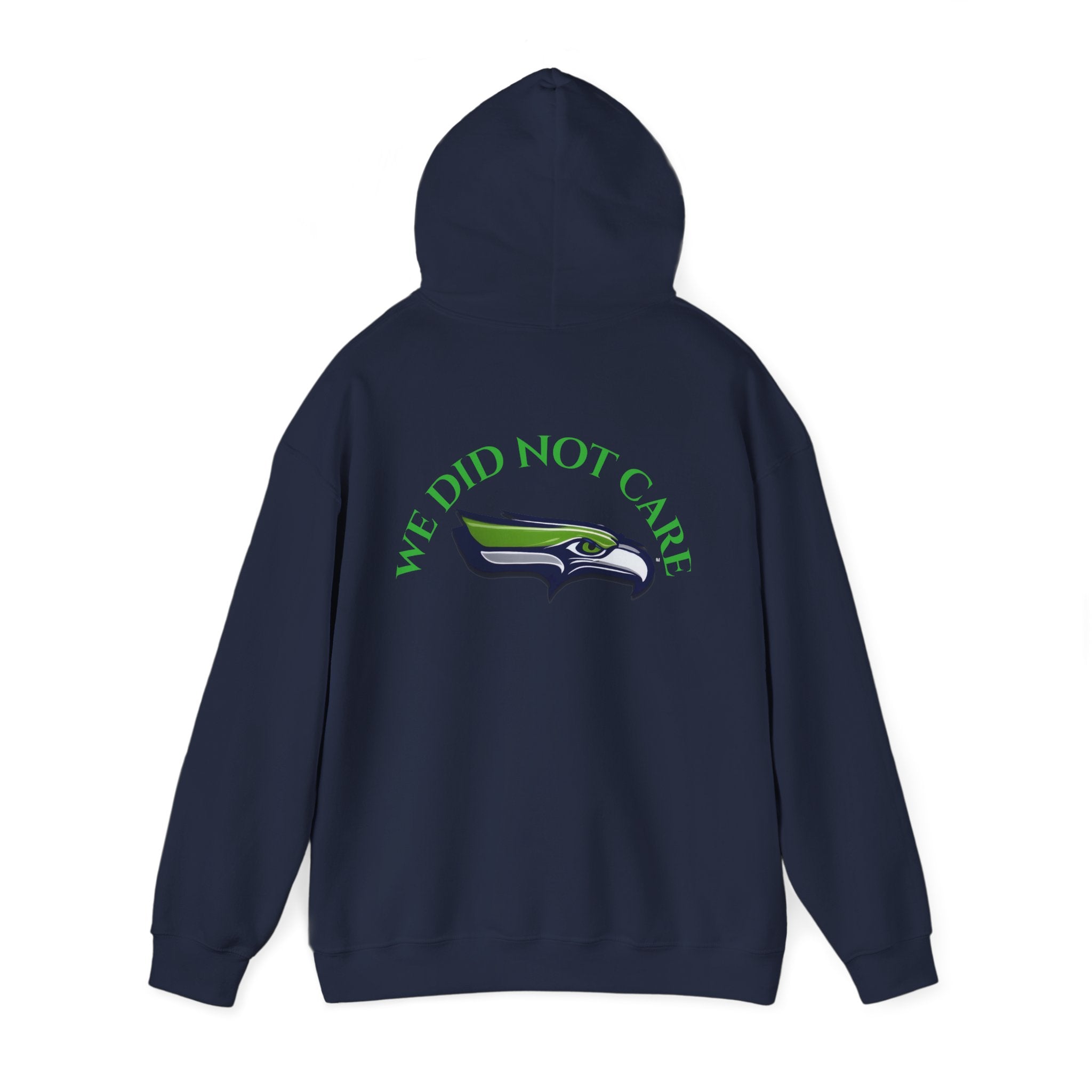 Seahawks 'We Don't Care' Hoodie – Fan Logo Pullover