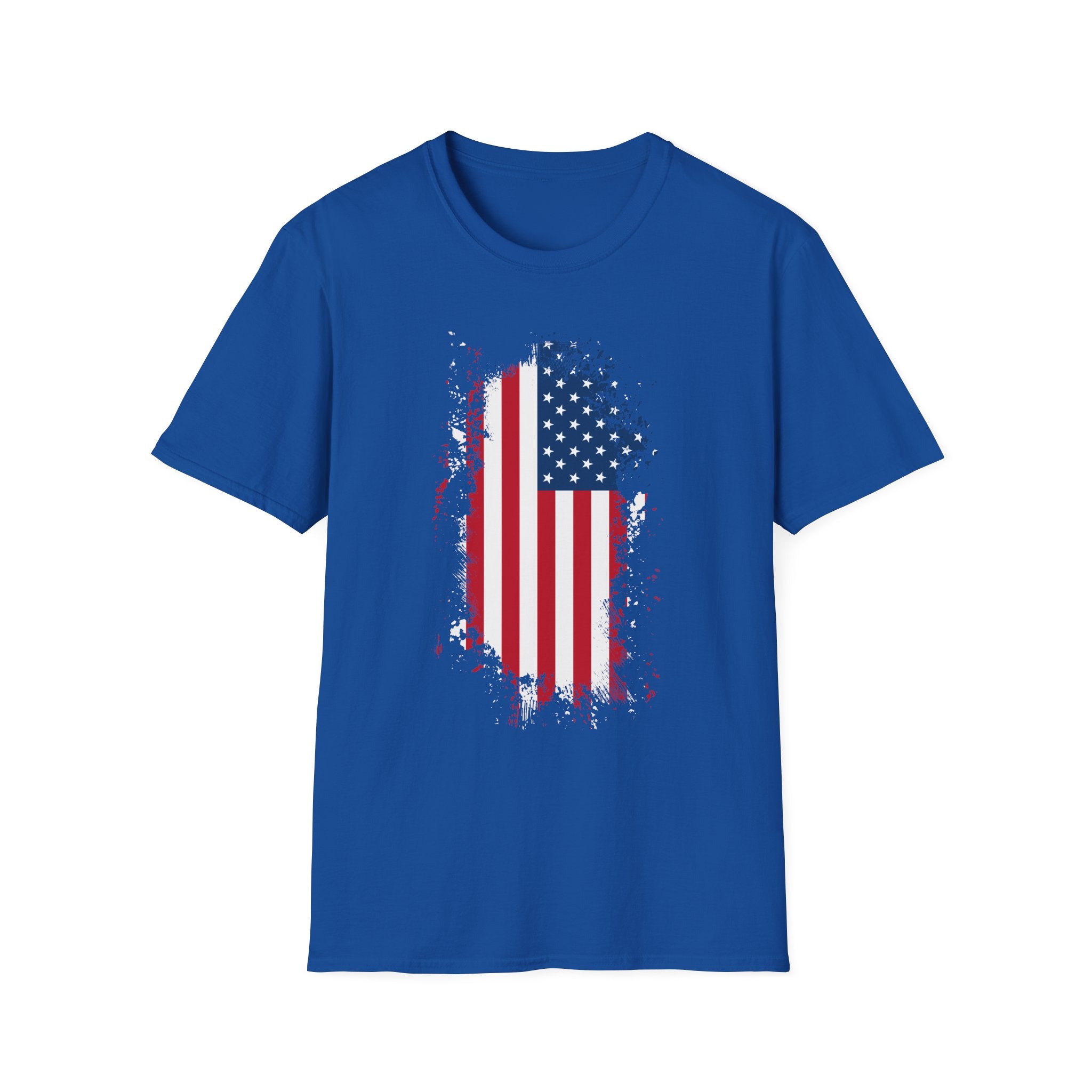 Distressed American Flag T-Shirt — Patriotic USA Tee for 4th of July