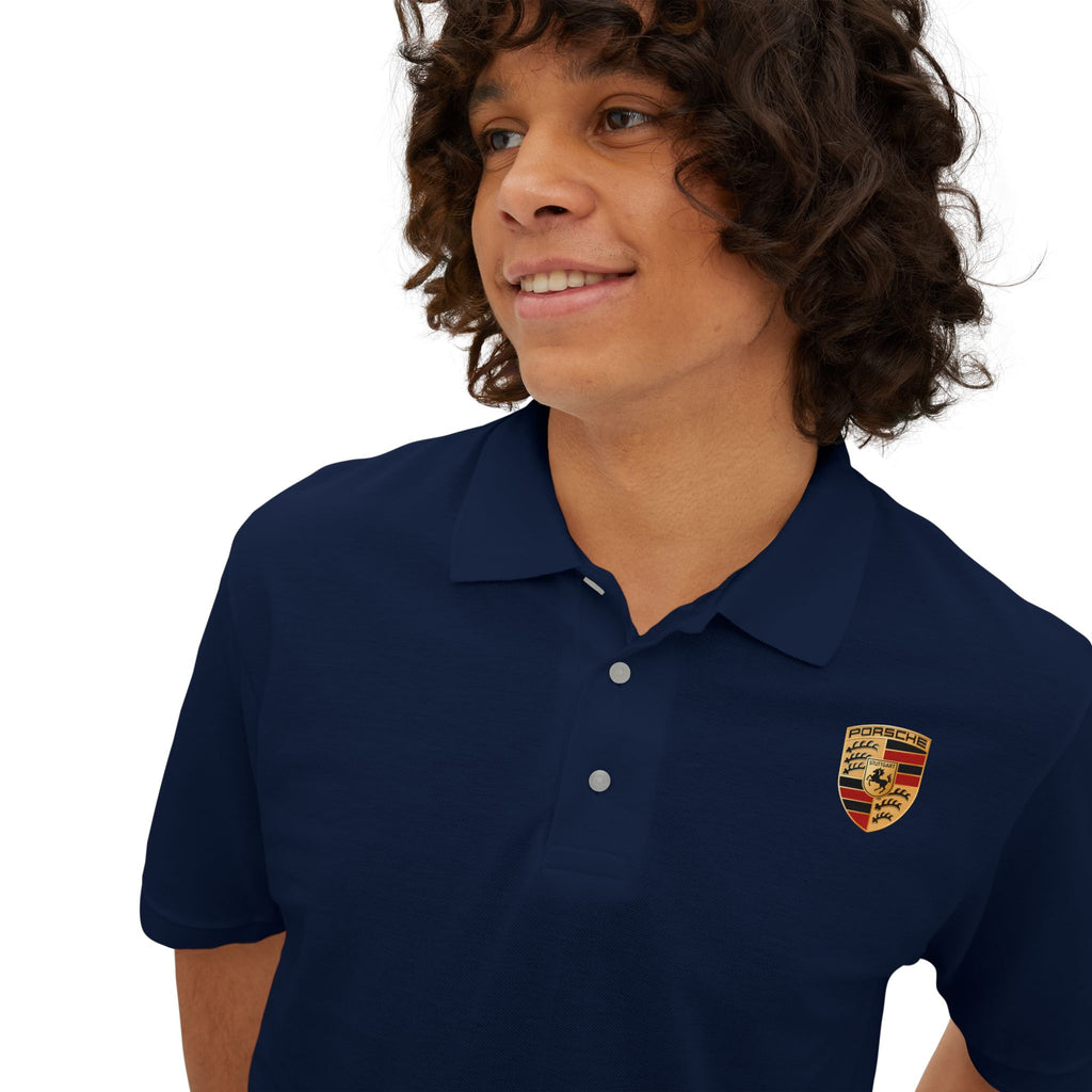 Classic Crest Polo Shirt - Men's Embroidered Chest Logo