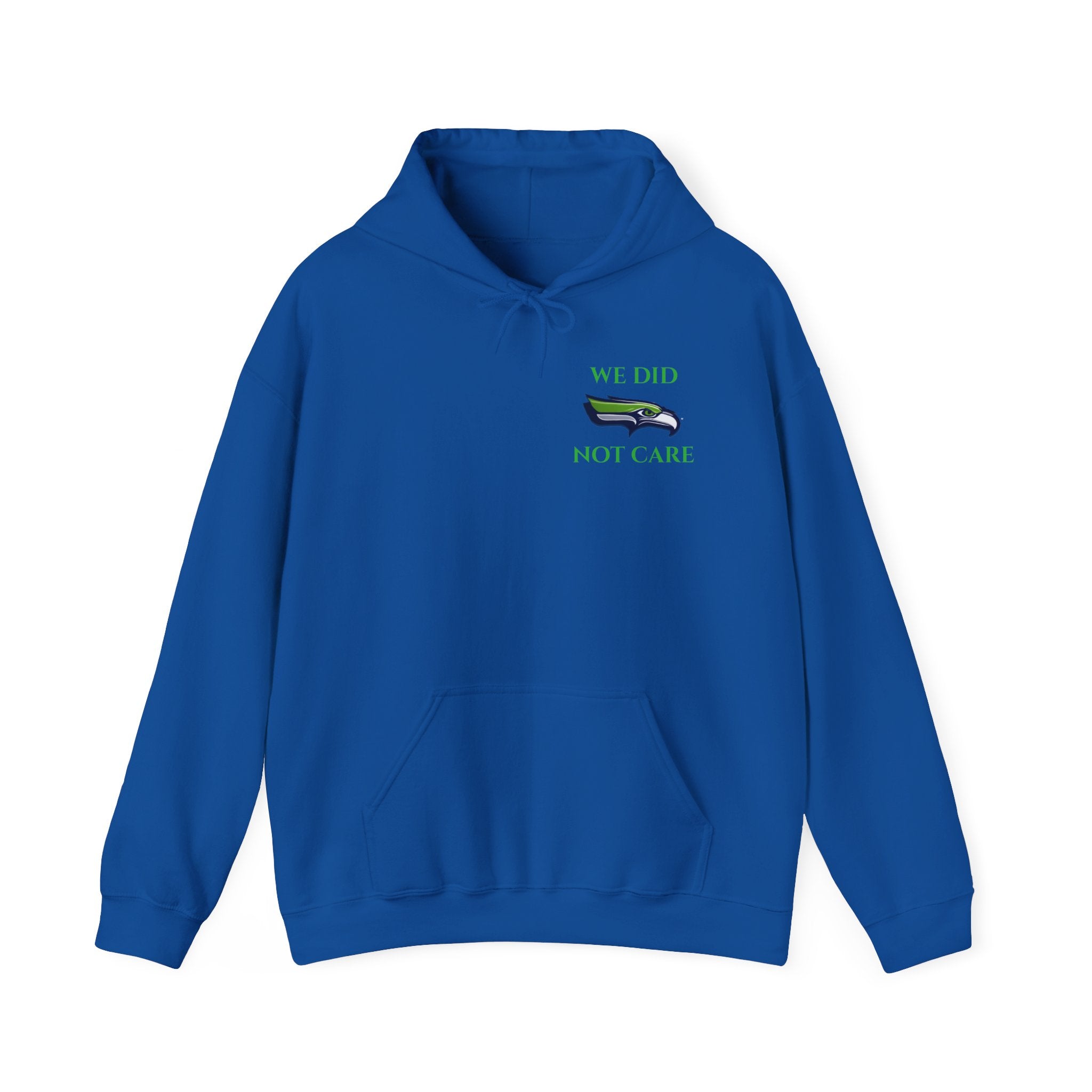 Seahawks 'We Don't Care' Hoodie – Fan Logo Pullover