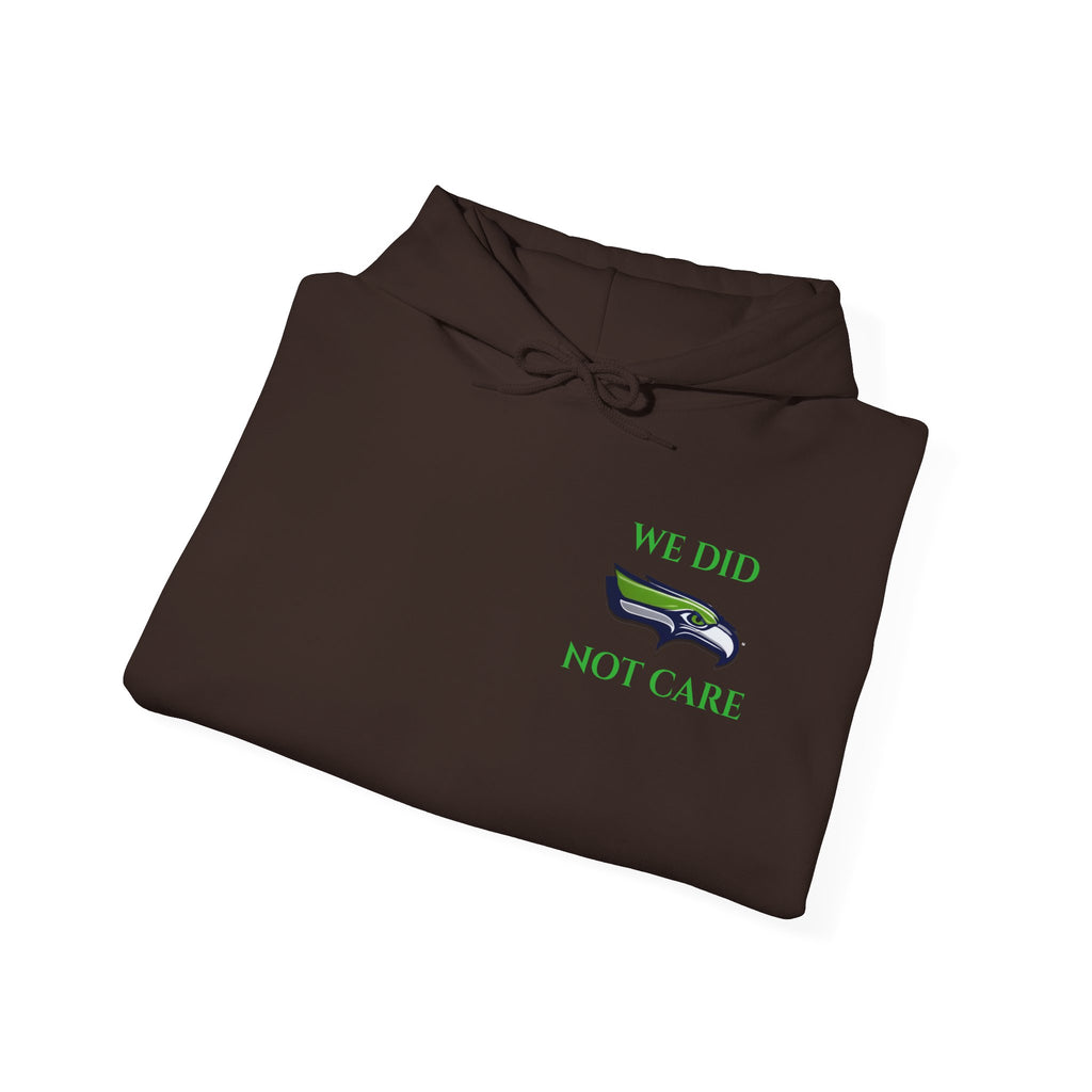 Seahawks 'We Don't Care' Hoodie – Fan Logo Pullover
