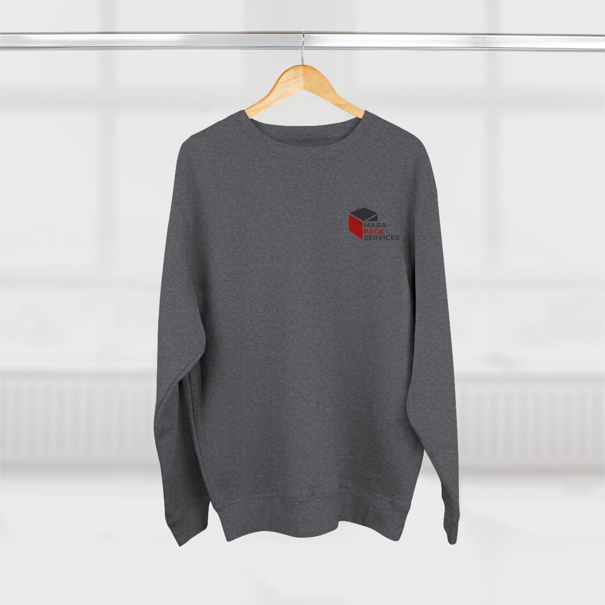 Logo Crewneck Sweatshirt — Minimal Small Chest Branding