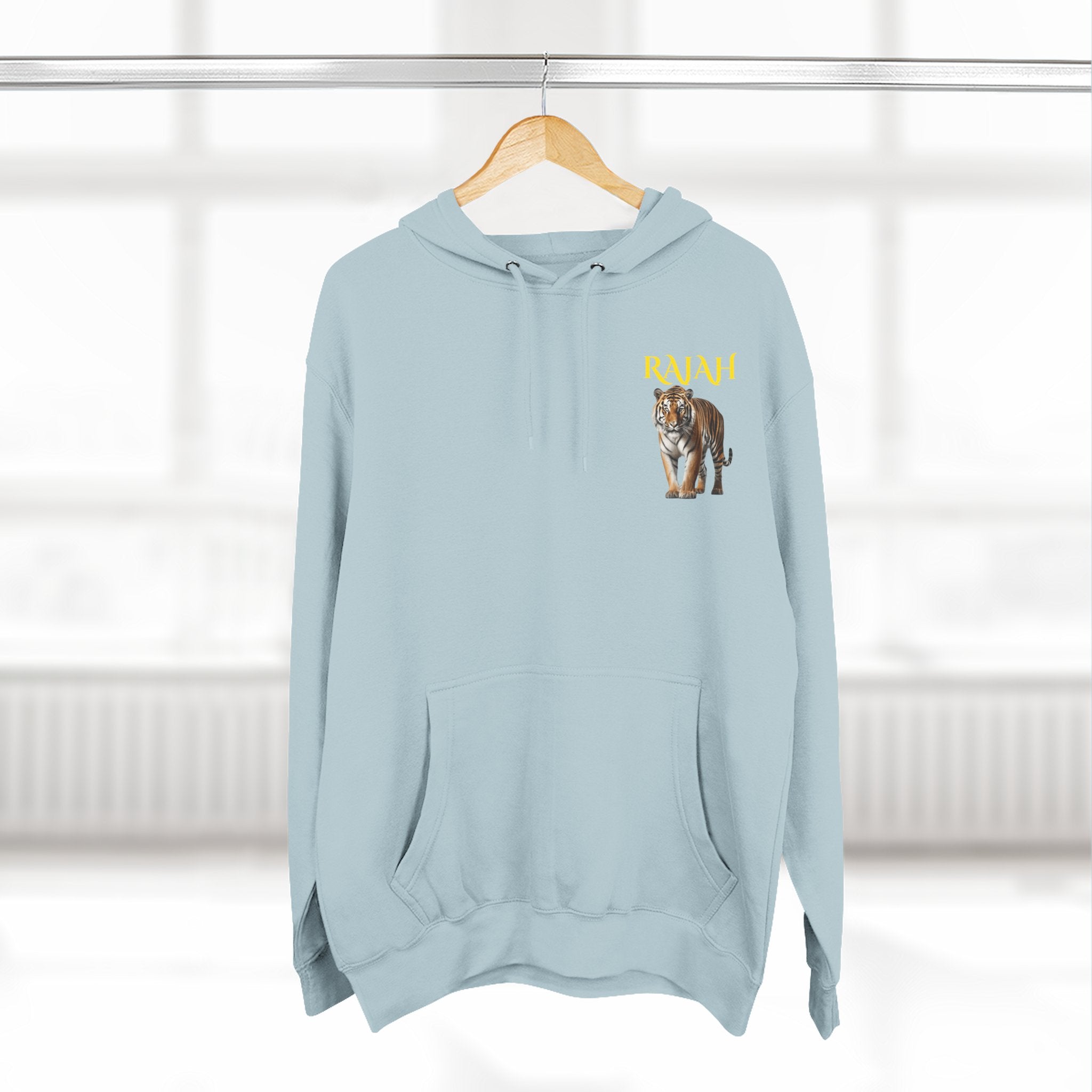 Three-Panel Fleece Hoodie