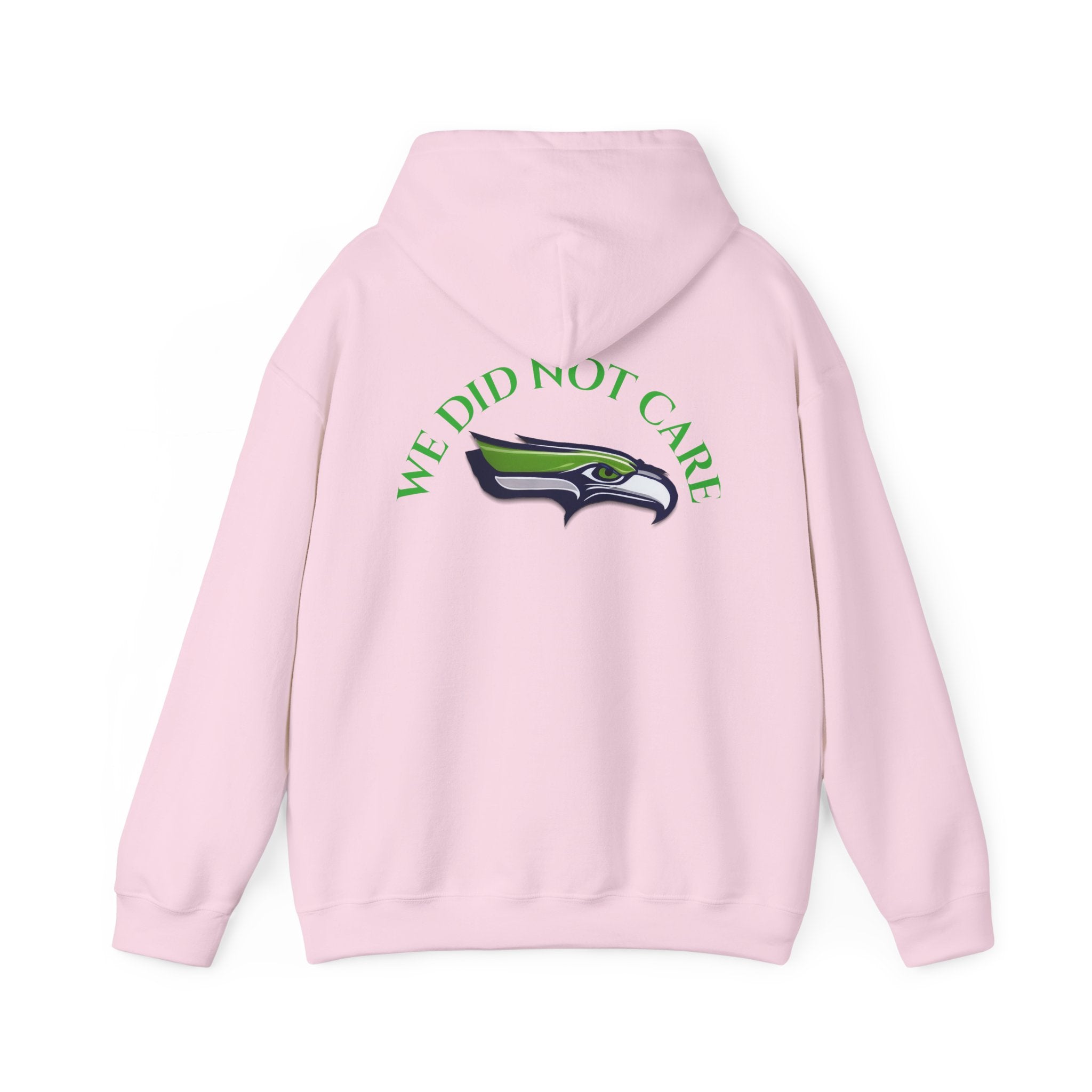Seahawks 'We Don't Care' Hoodie – Fan Logo Pullover