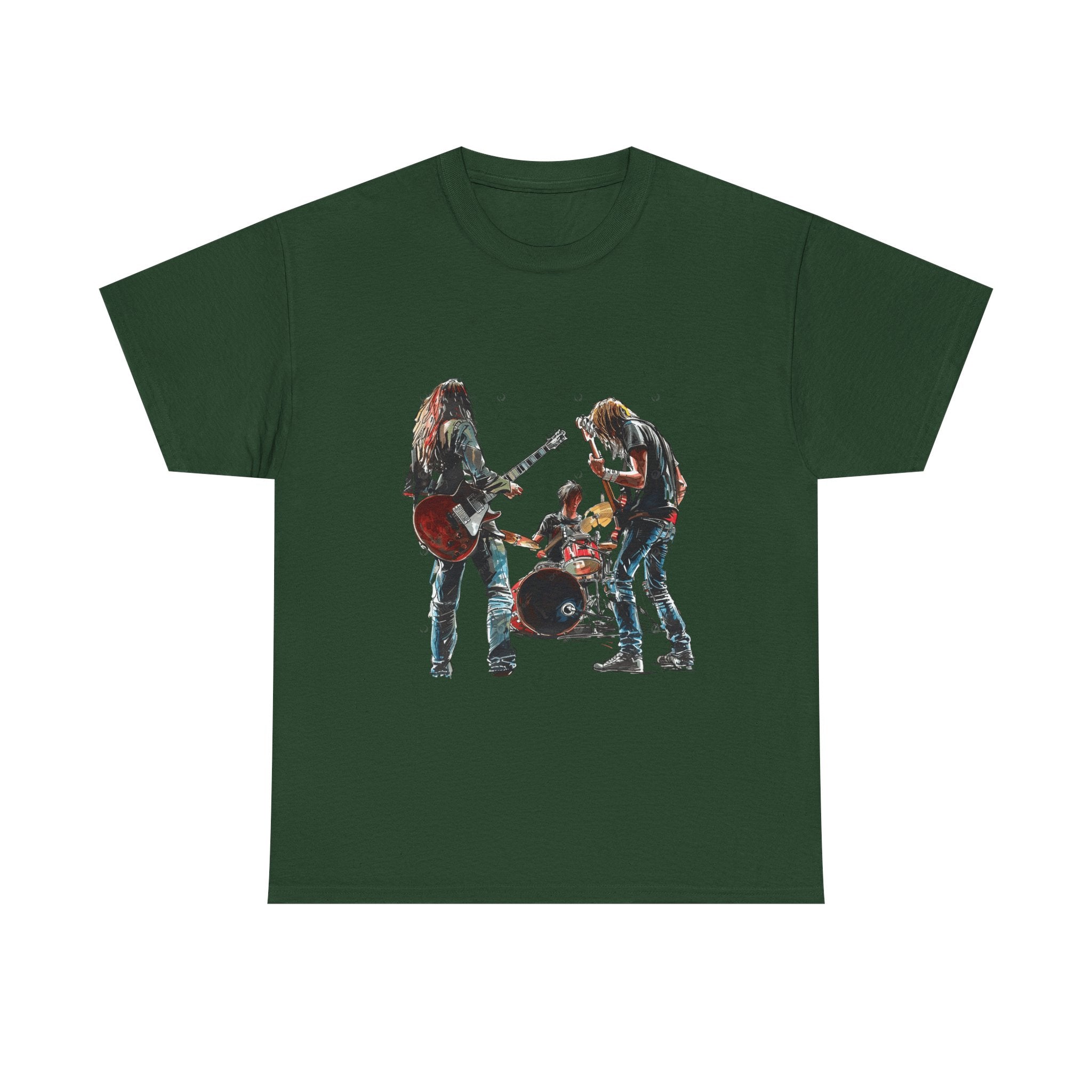 Band Silhouette T‑Shirt — Vintage Rock Band Graphic Tee