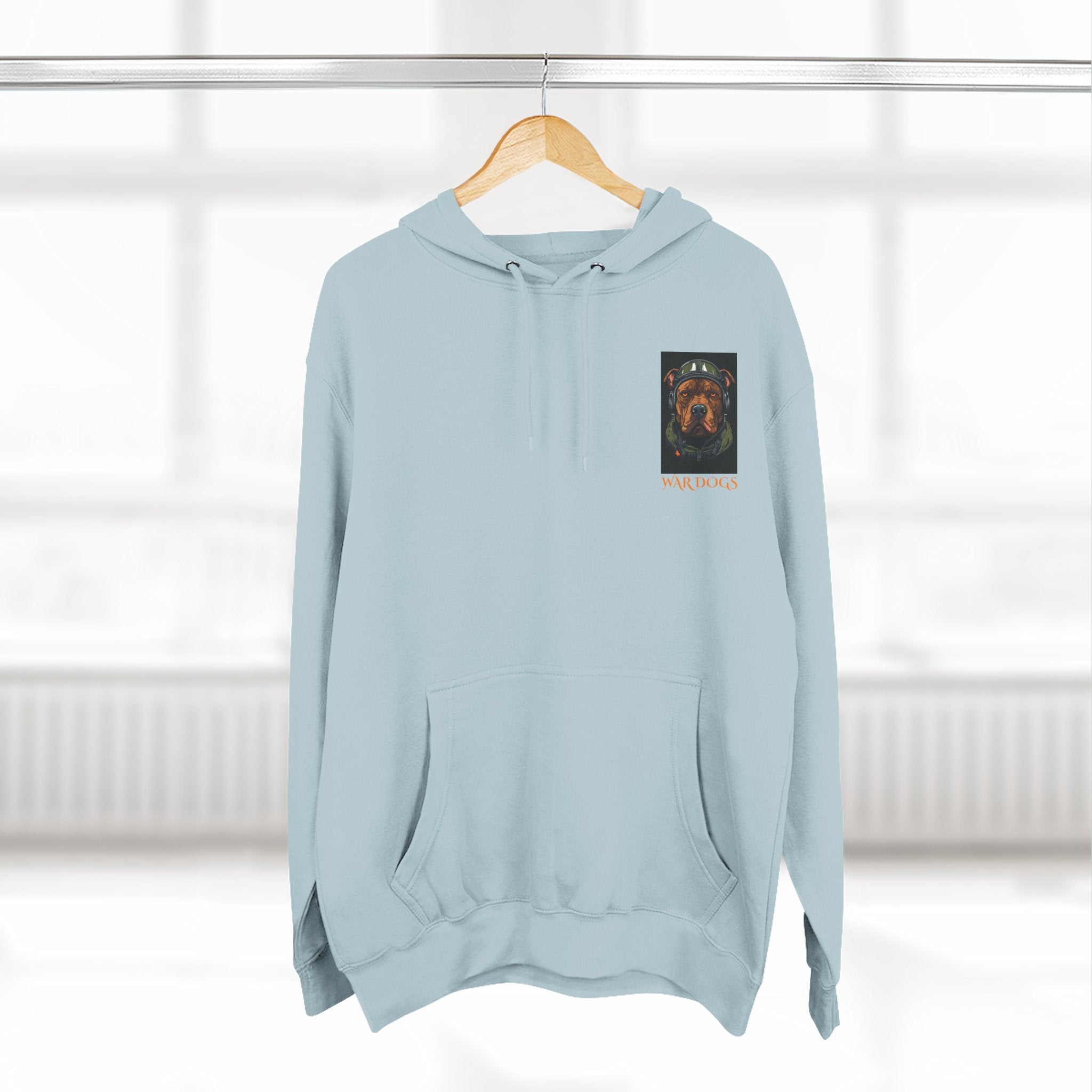 Three-Panel Fleece Hoodie