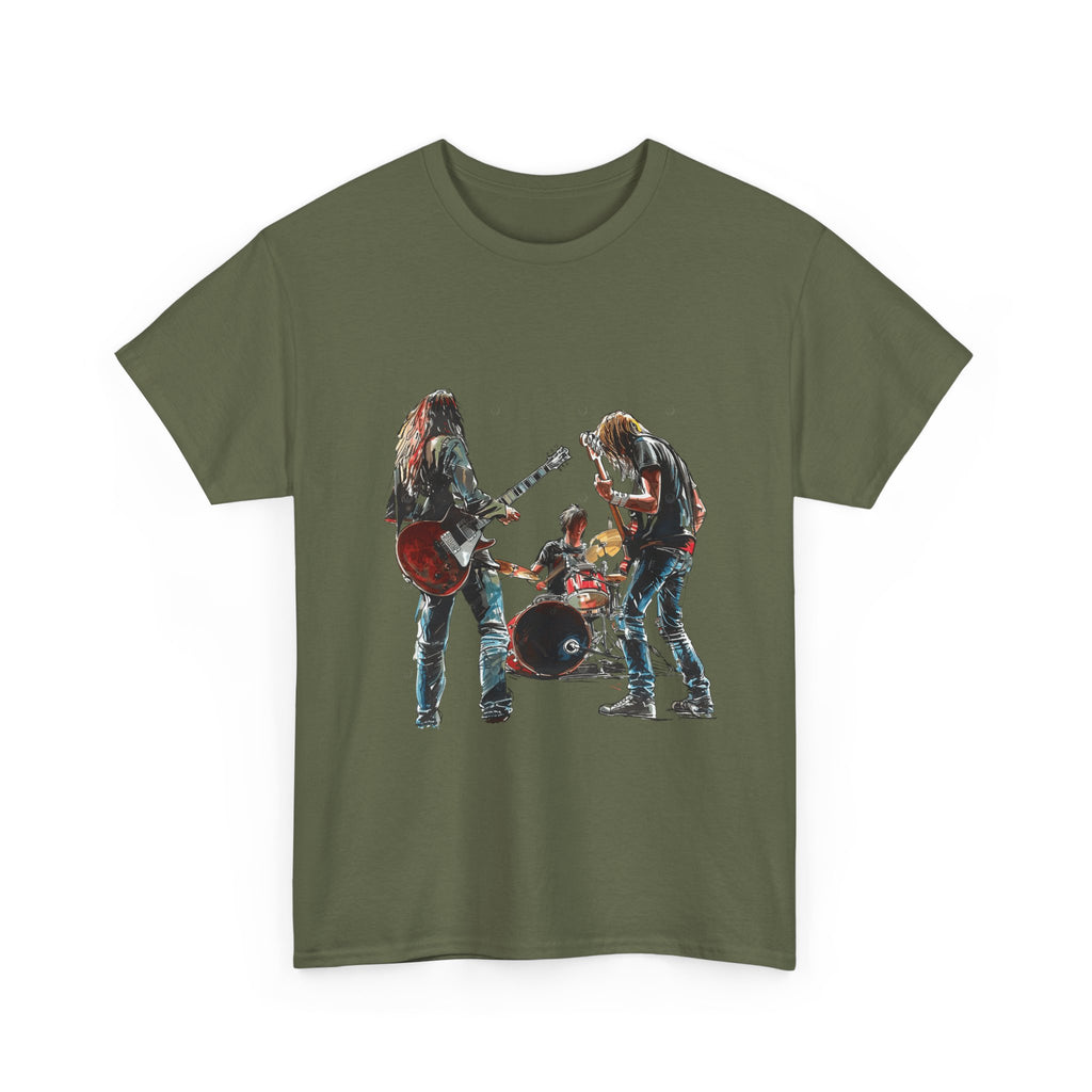 Band Silhouette T‑Shirt — Vintage Rock Band Graphic Tee