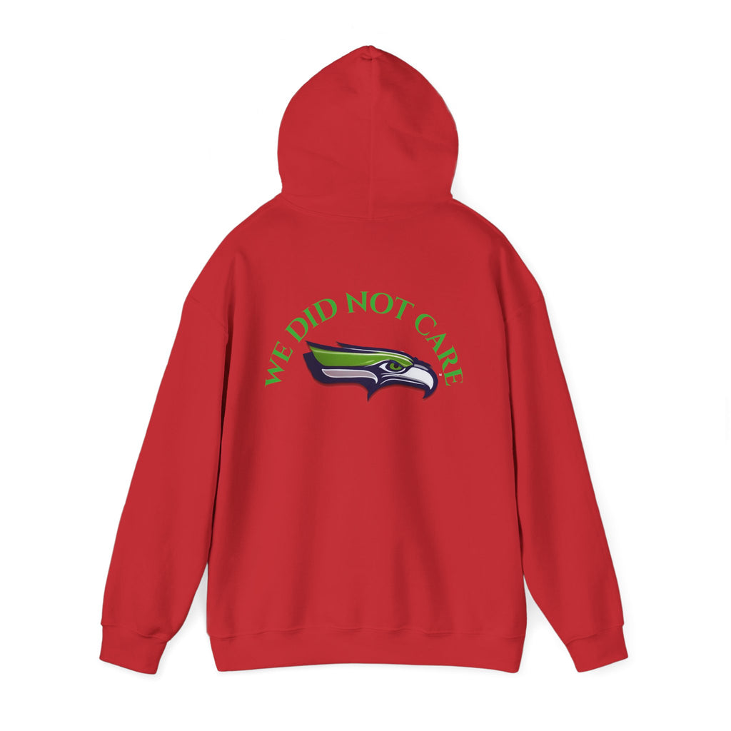Seahawks 'We Don't Care' Hoodie – Fan Logo Pullover