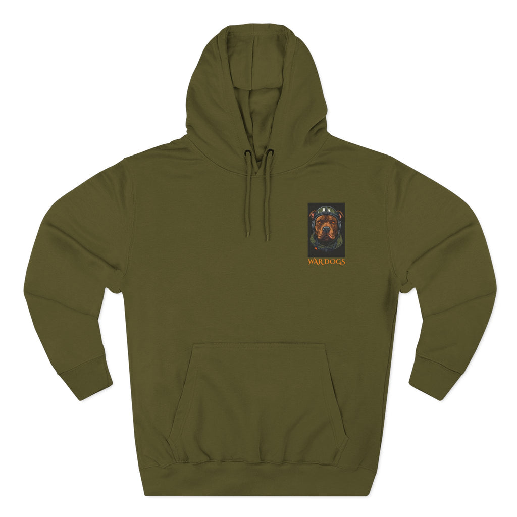 Three-Panel Fleece Hoodie