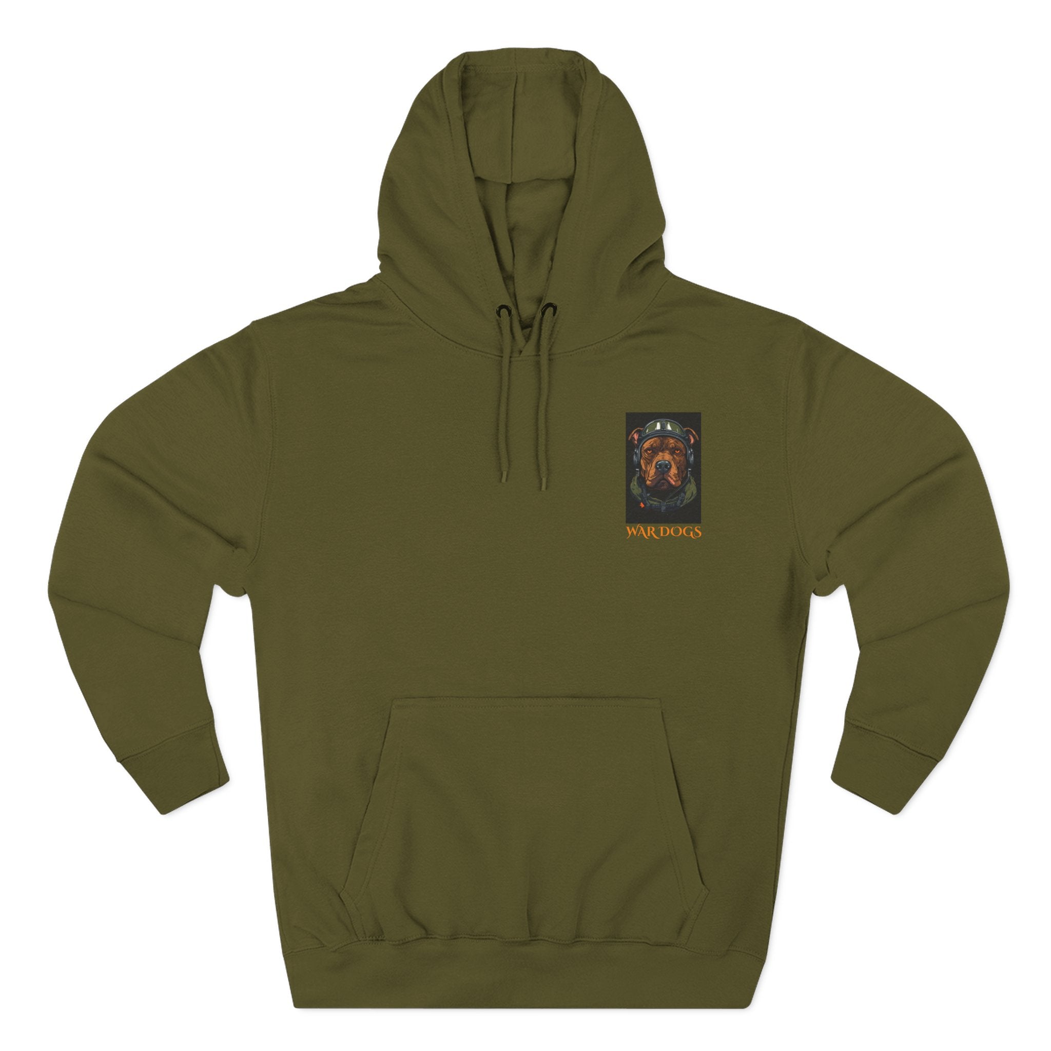 Three-Panel Fleece Hoodie