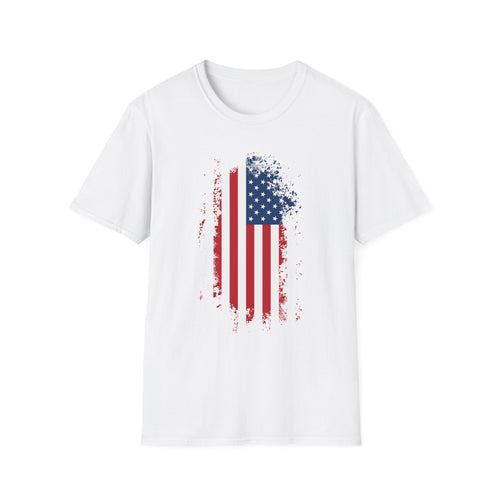 Distressed American Flag T-Shirt — Patriotic USA Tee for 4th of July