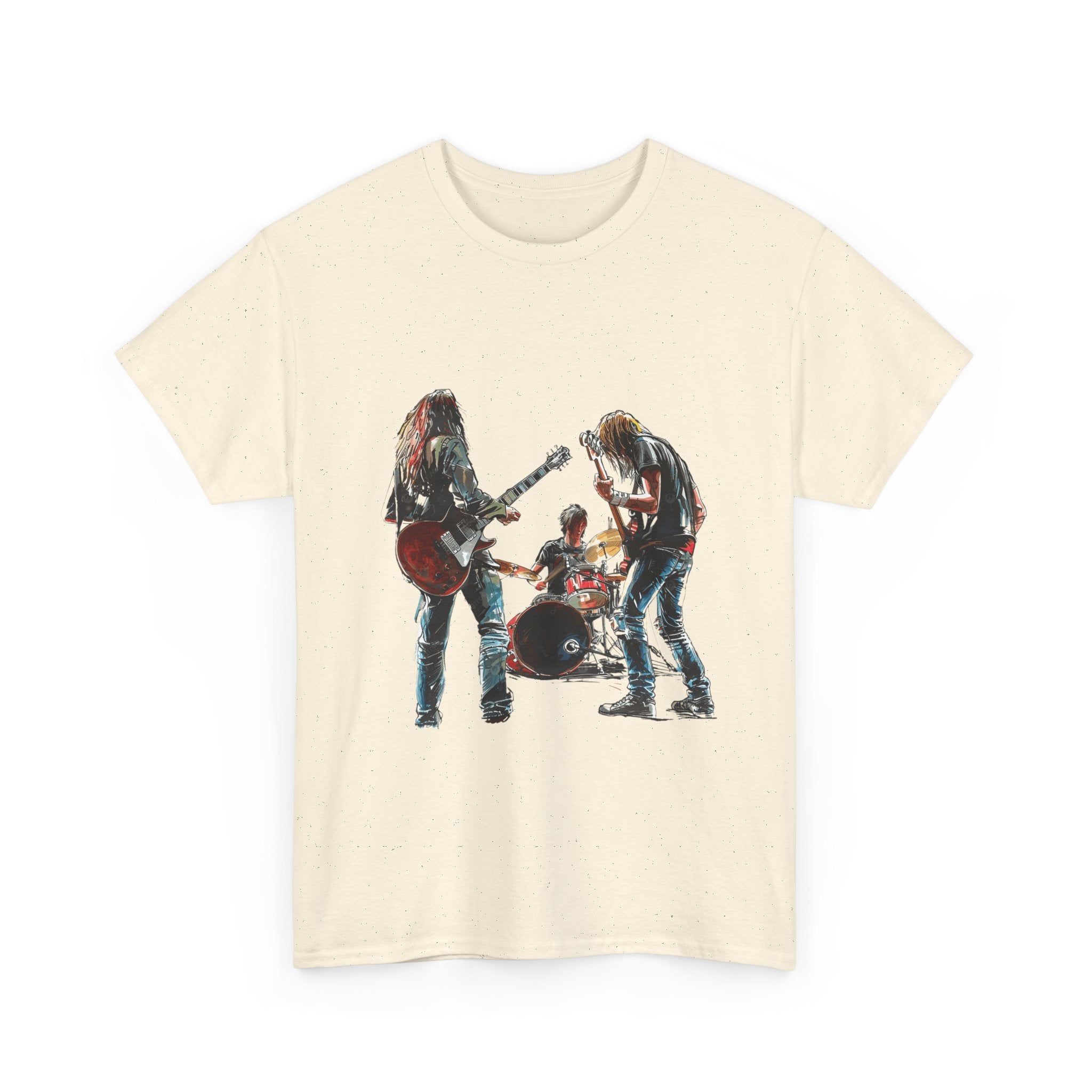Band Silhouette T‑Shirt — Vintage Rock Band Graphic Tee