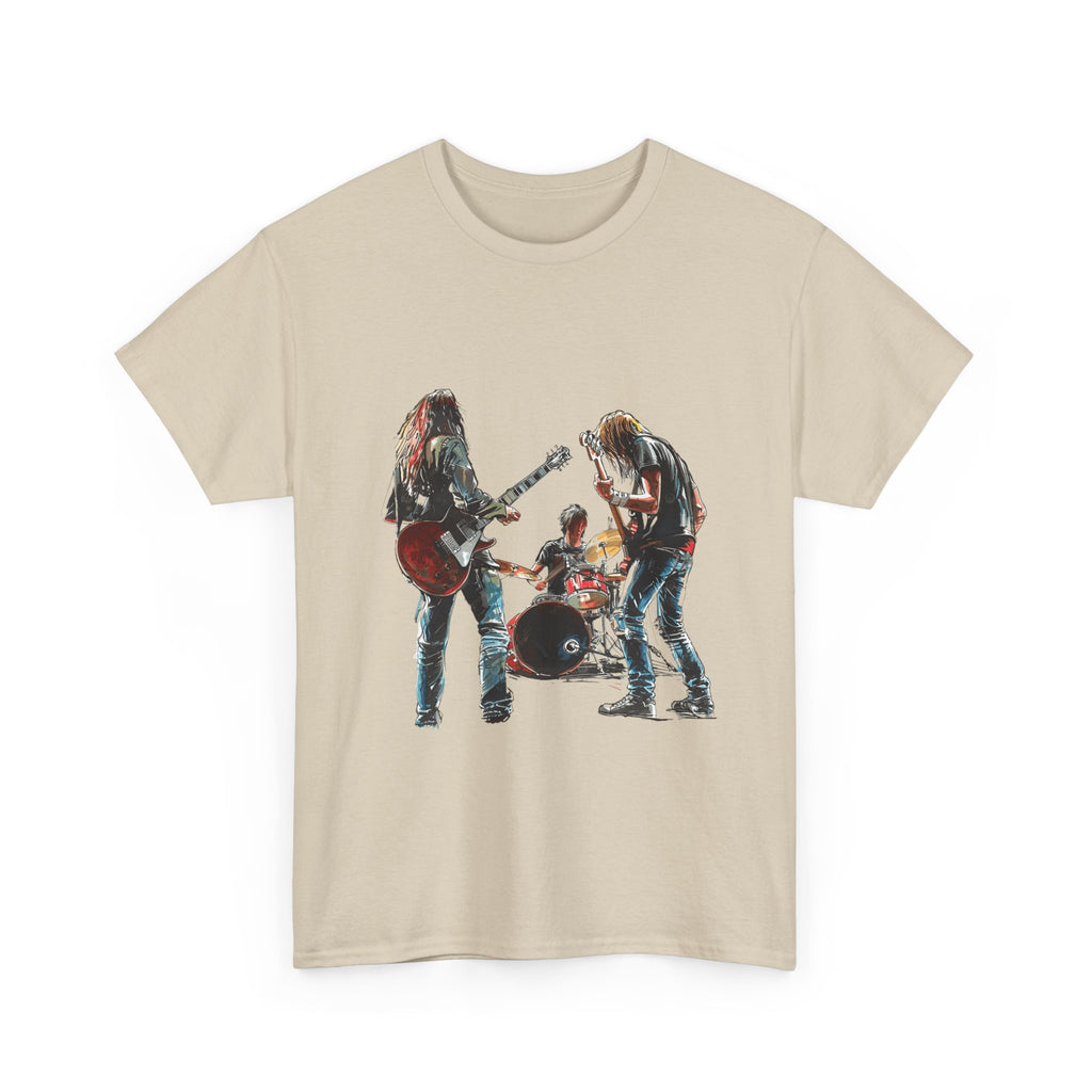 Band Silhouette T‑Shirt — Vintage Rock Band Graphic Tee
