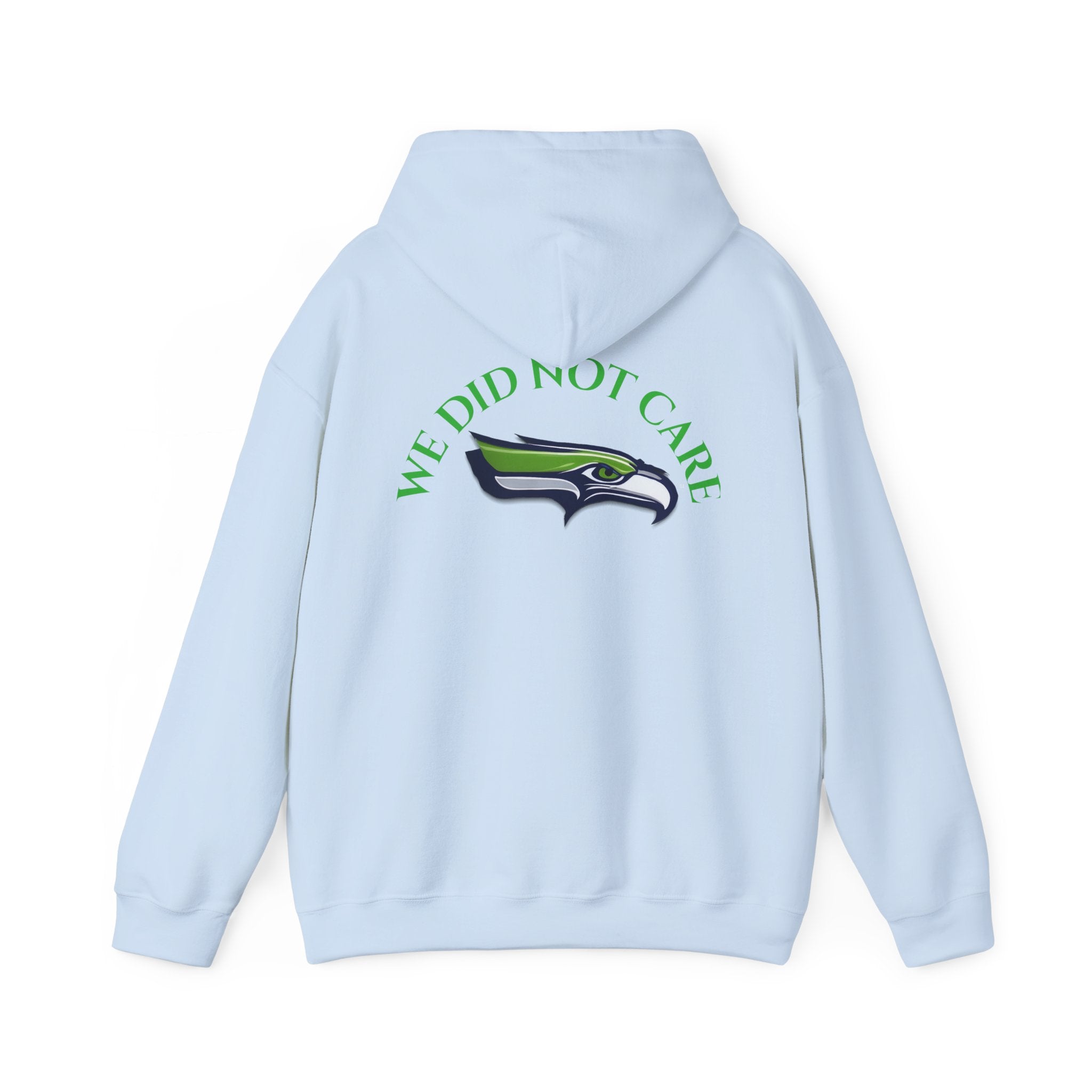 Seahawks 'We Don't Care' Hoodie – Fan Logo Pullover