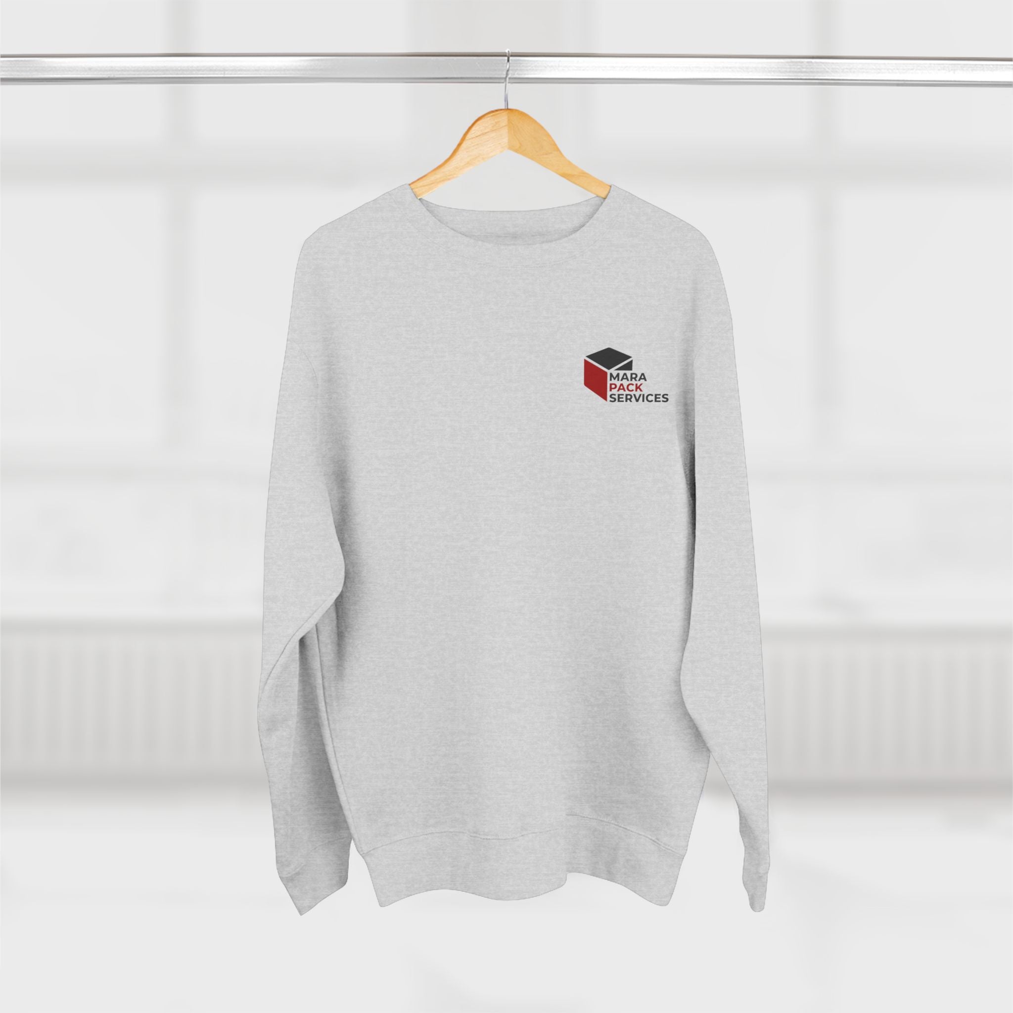 Logo Crewneck Sweatshirt — Minimal Small Chest Branding