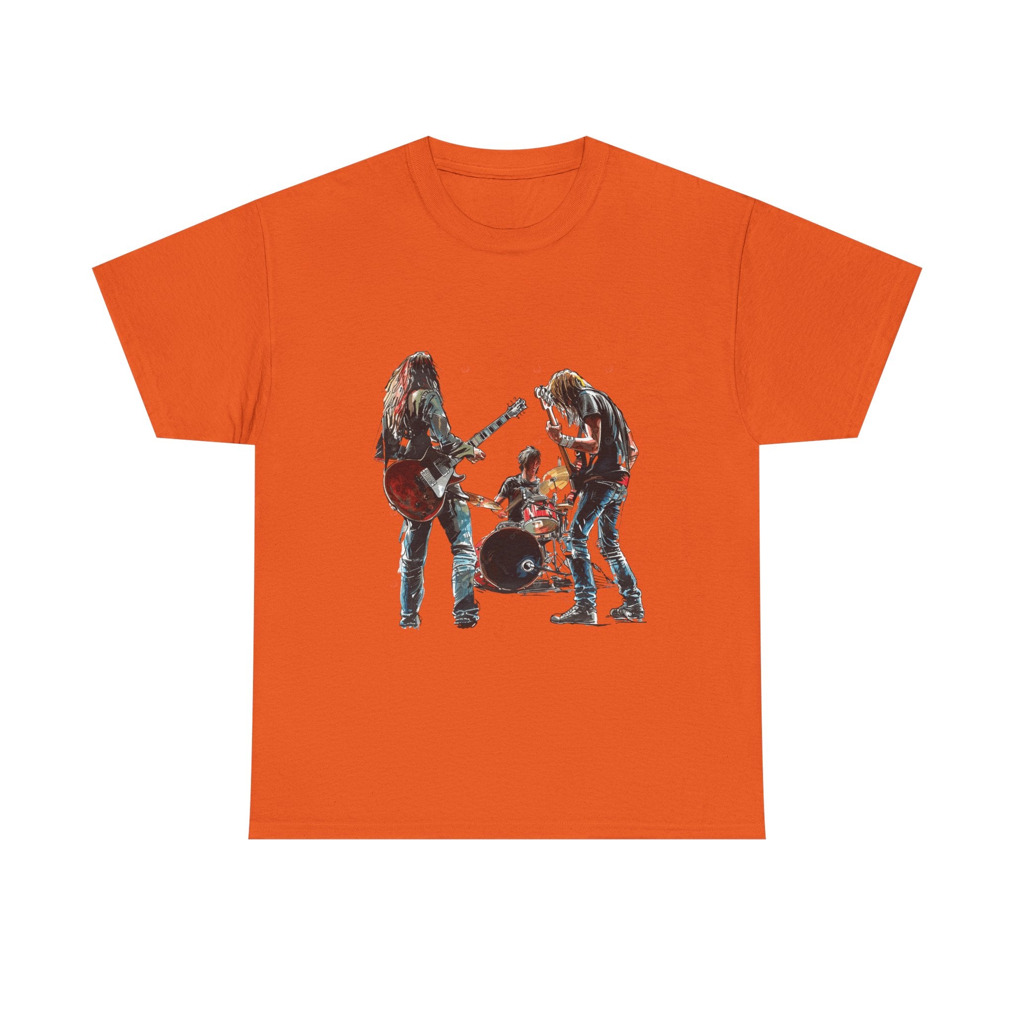 Band Silhouette T‑Shirt — Vintage Rock Band Graphic Tee