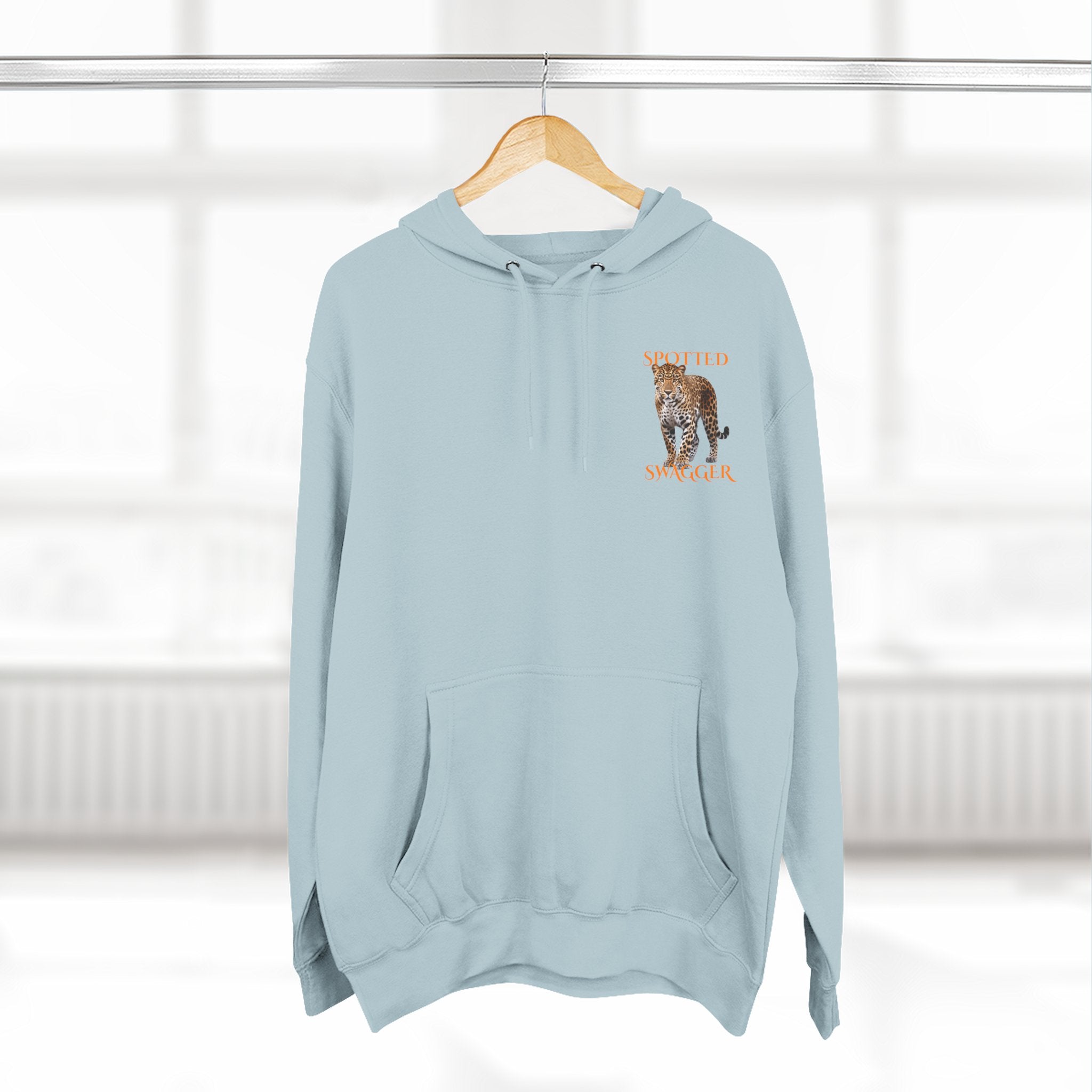 Three-Panel Fleece Hoodie