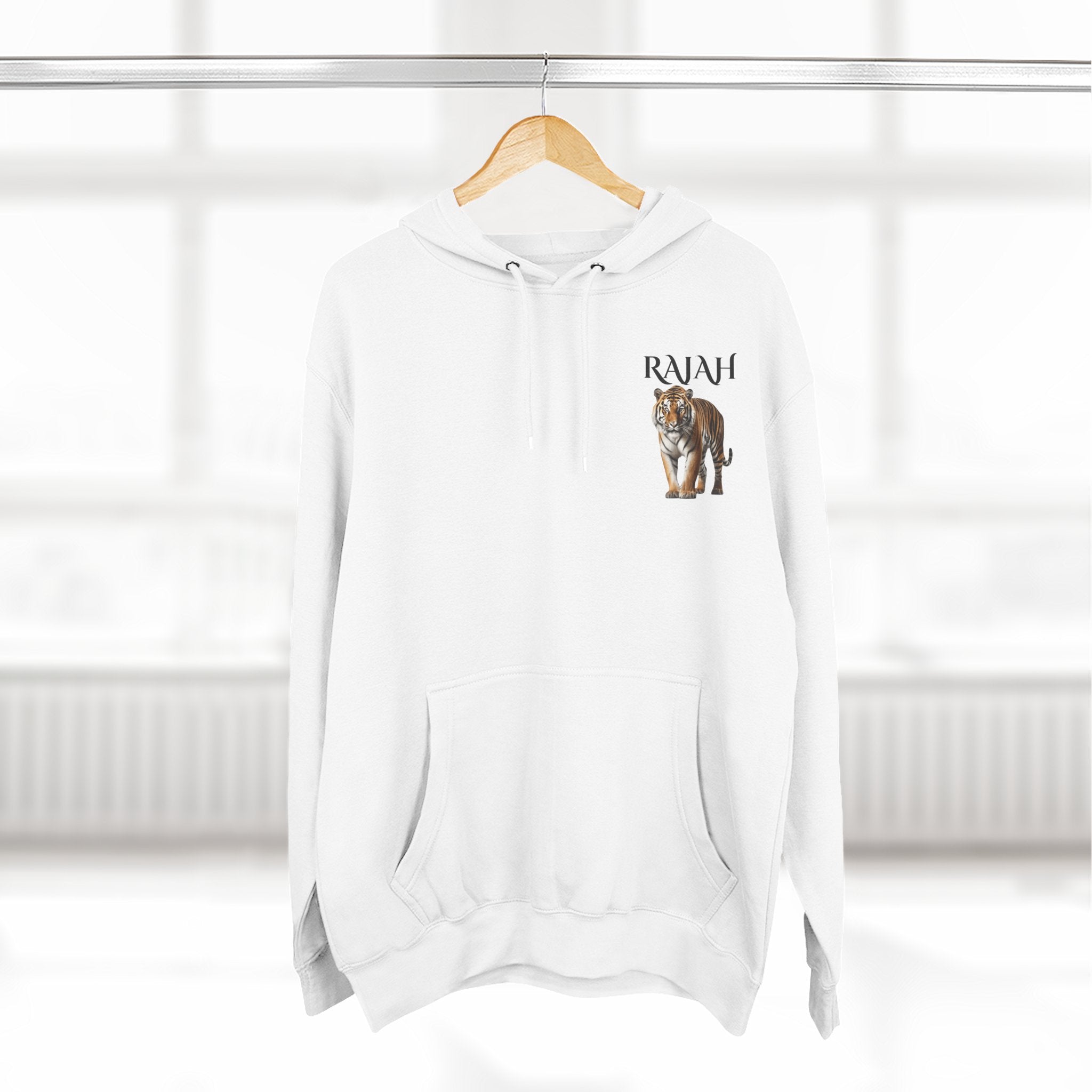Three-Panel Fleece Hoodie