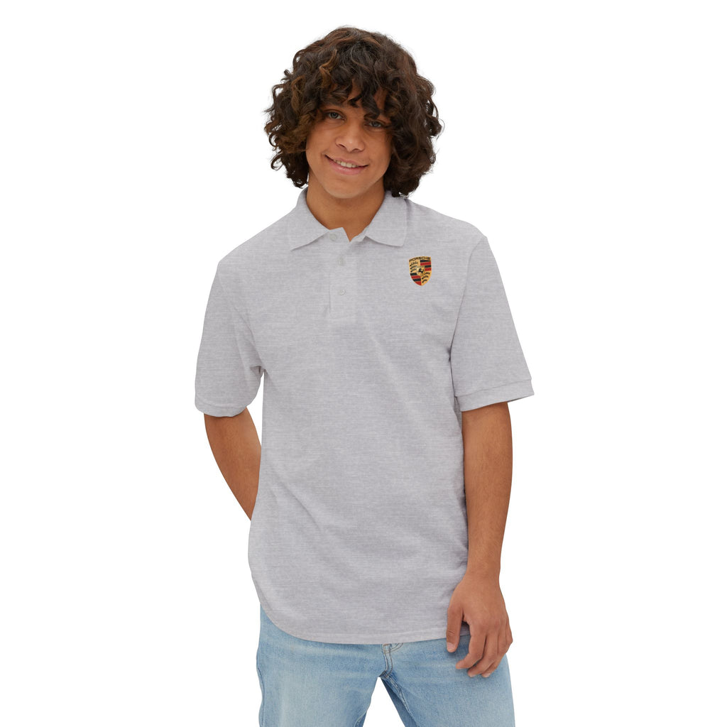 Classic Crest Polo Shirt - Men's Embroidered Chest Logo