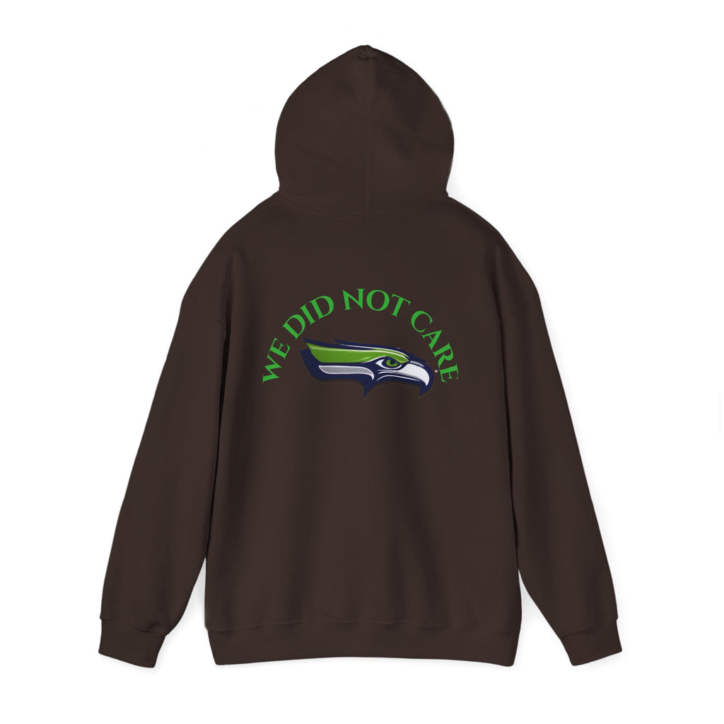 Seahawks 'We Don't Care' Hoodie – Fan Logo Pullover