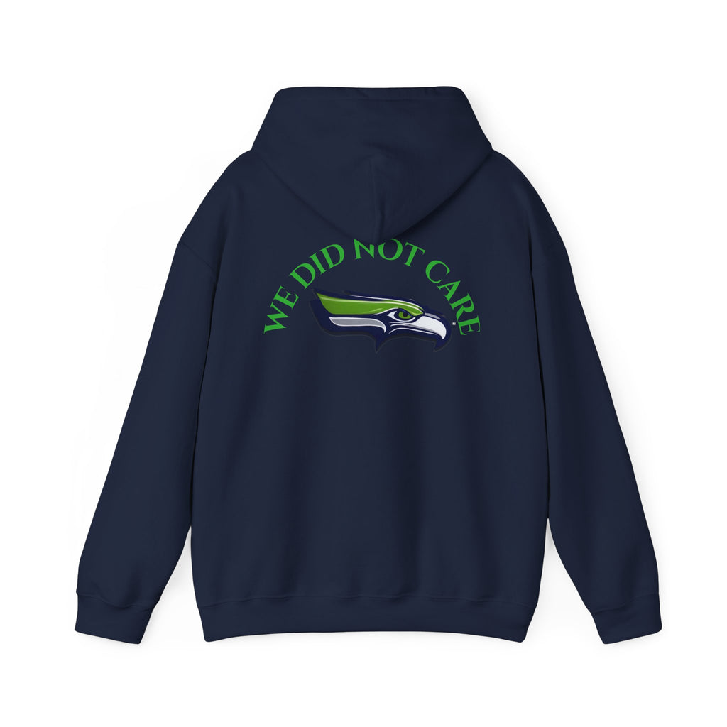 Seahawks 'We Don't Care' Hoodie – Fan Logo Pullover