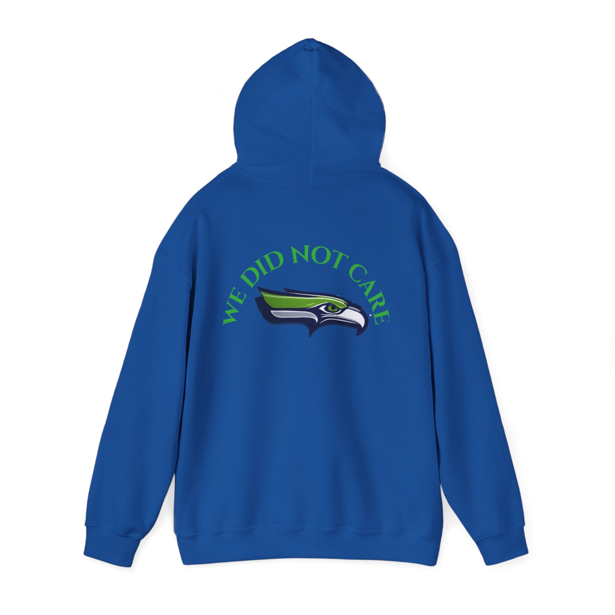 Seahawks 'We Don't Care' Hoodie – Fan Logo Pullover
