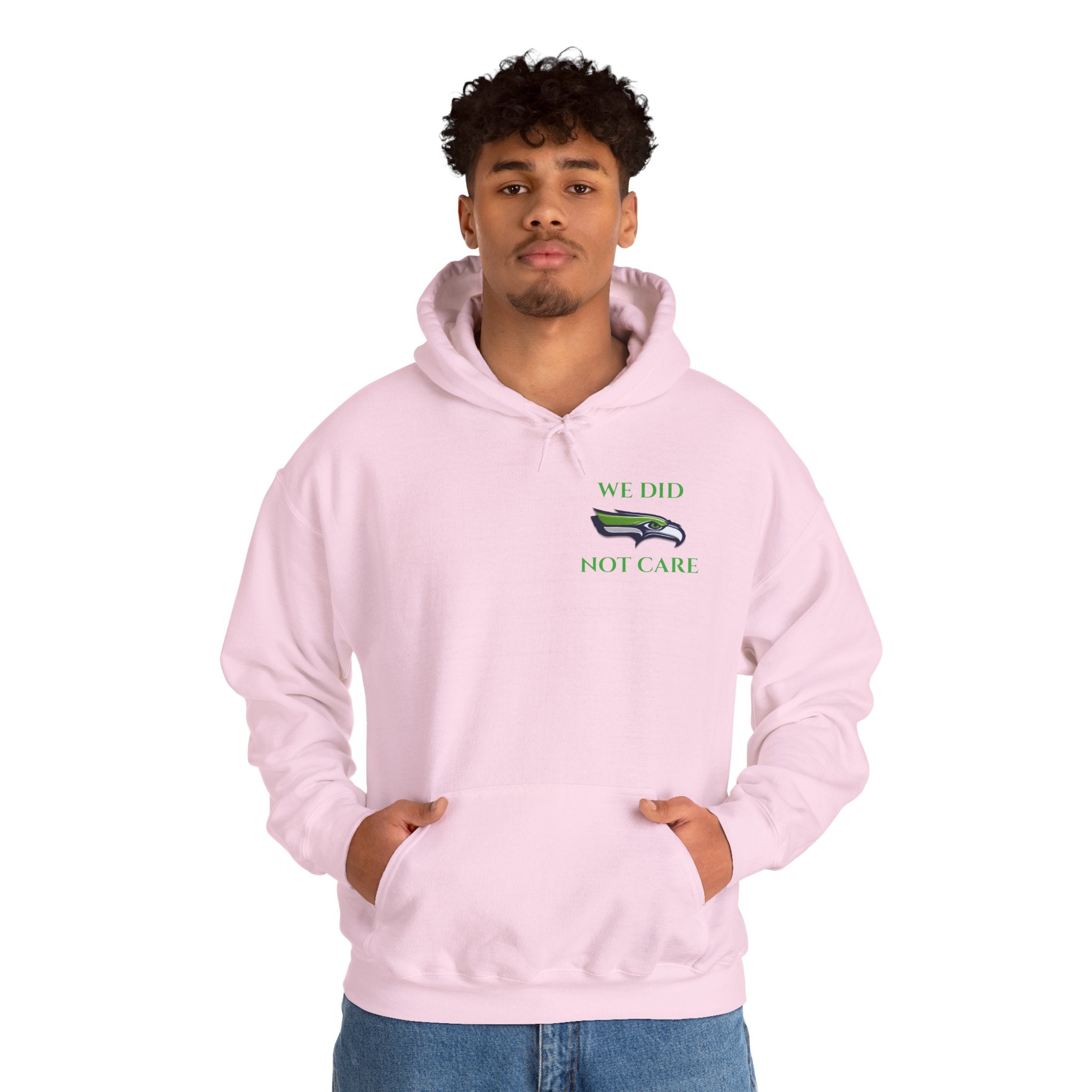 Seahawks 'We Don't Care' Hoodie – Fan Logo Pullover