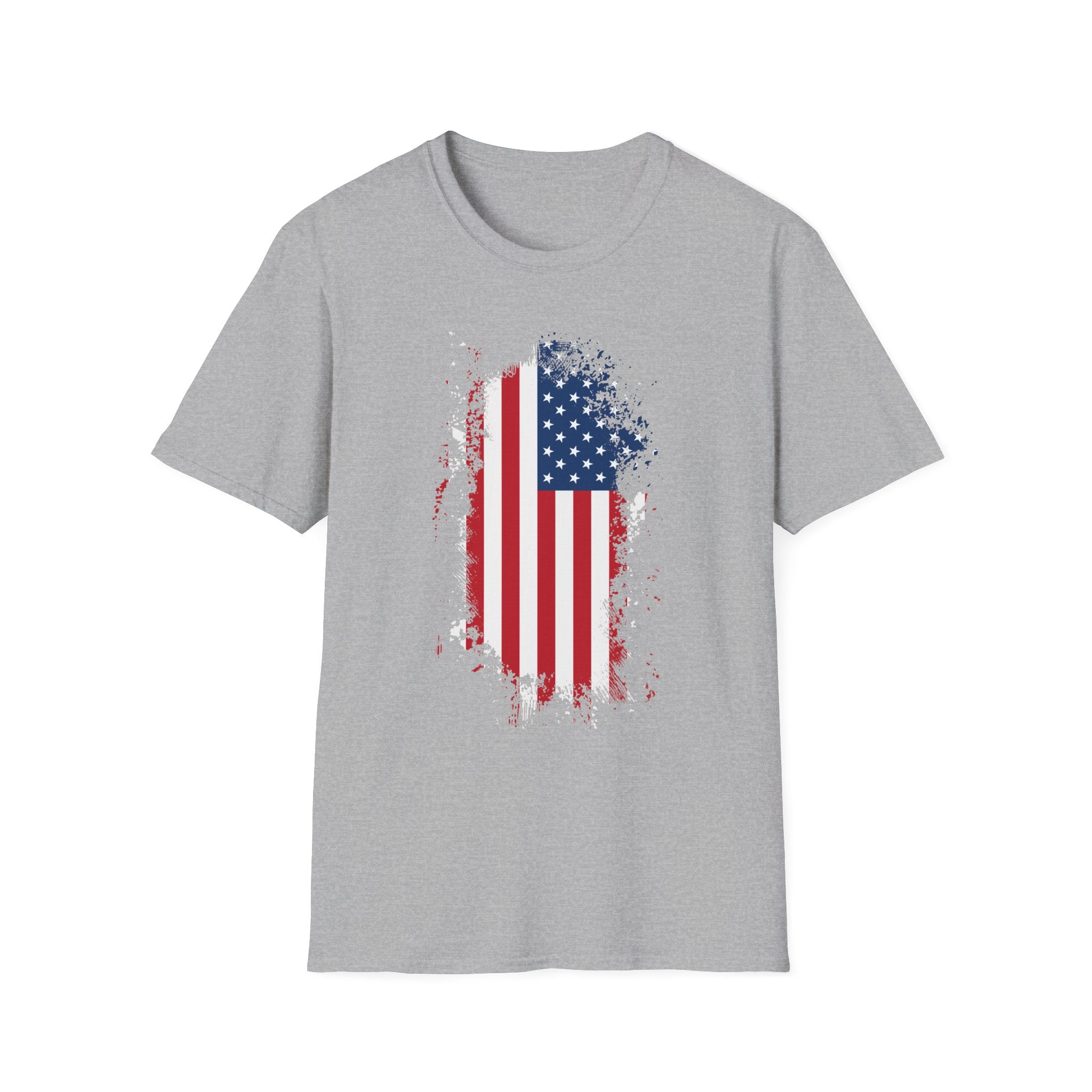 Distressed American Flag T-Shirt — Patriotic USA Tee for 4th of July