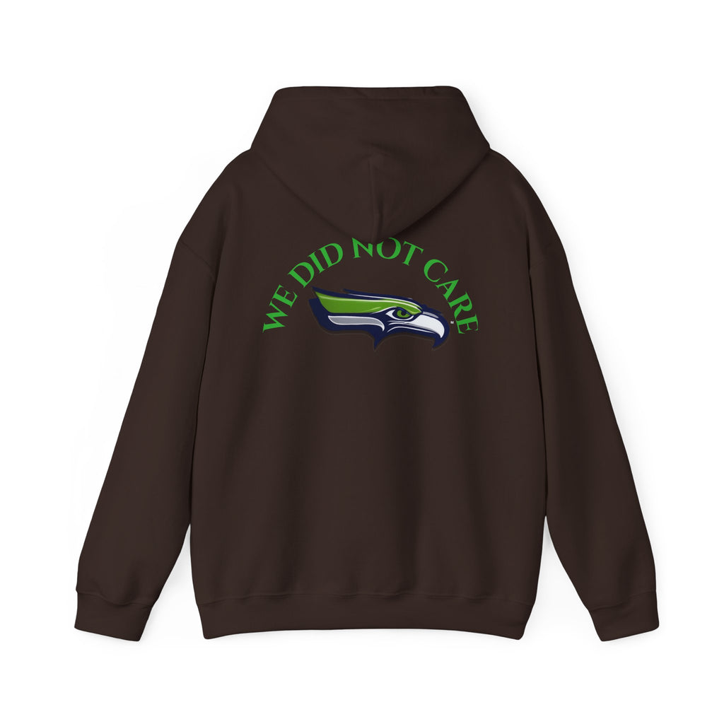 Seahawks 'We Don't Care' Hoodie – Fan Logo Pullover