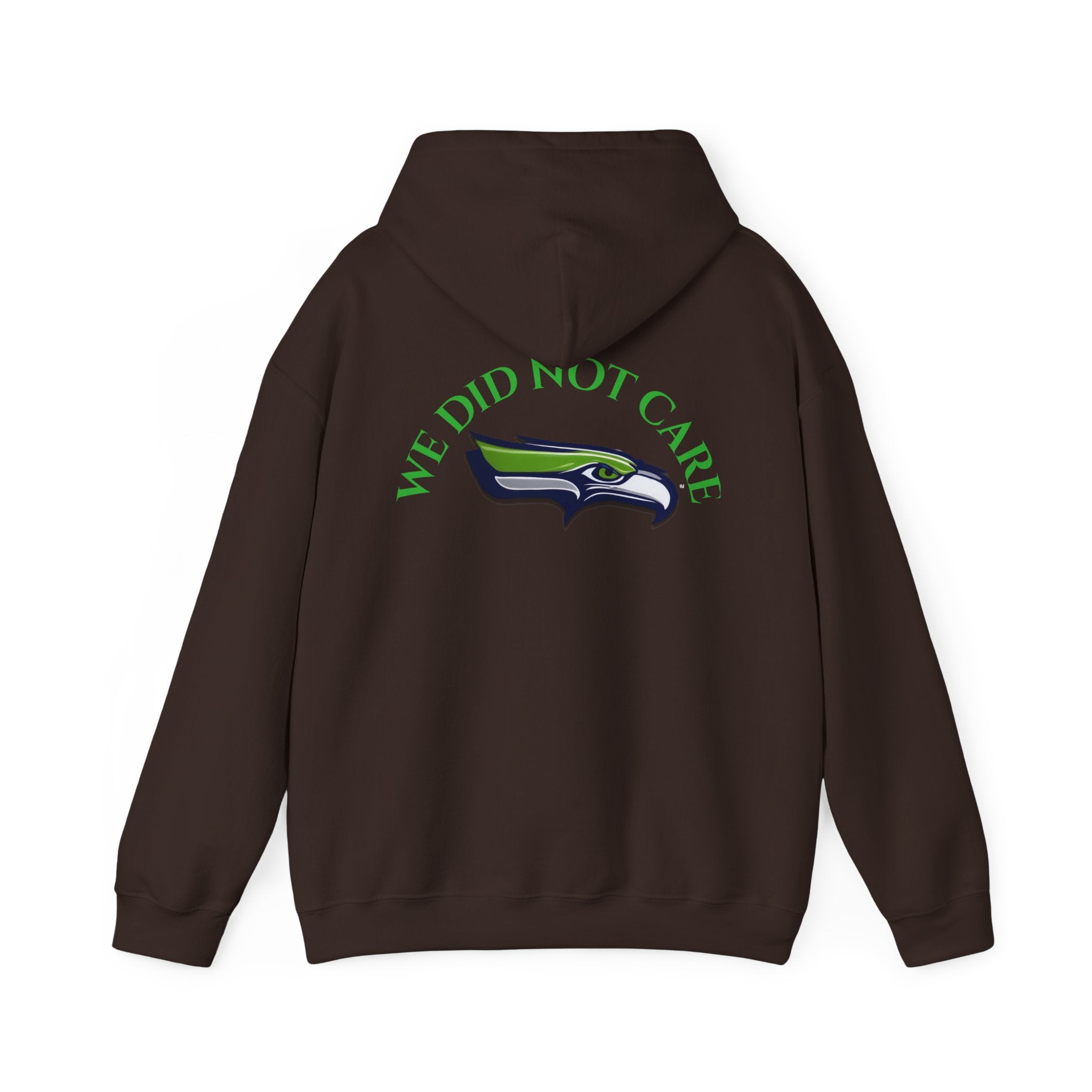 Seahawks 'We Don't Care' Hoodie – Fan Logo Pullover