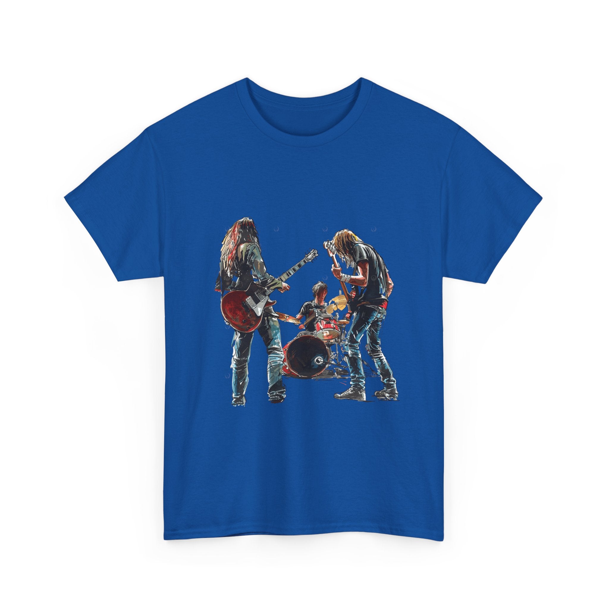 Band Silhouette T‑Shirt — Vintage Rock Band Graphic Tee