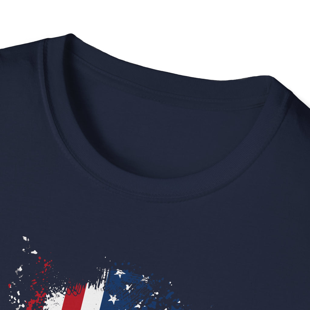 Distressed American Flag T-Shirt — Patriotic USA Tee for 4th of July