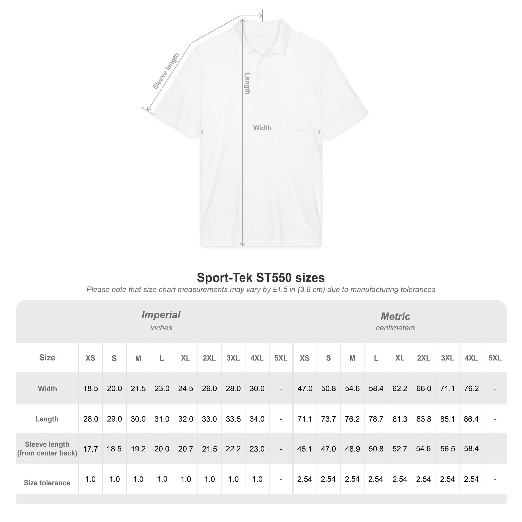Embroidered Golf Polo — Sowards Golf Logo Performance Shirt