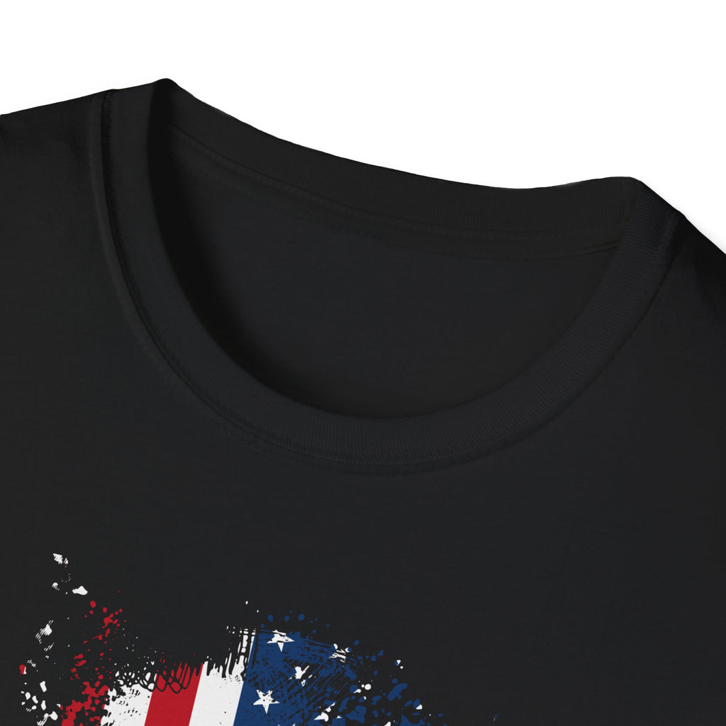Distressed American Flag T-Shirt — Patriotic USA Tee for 4th of July
